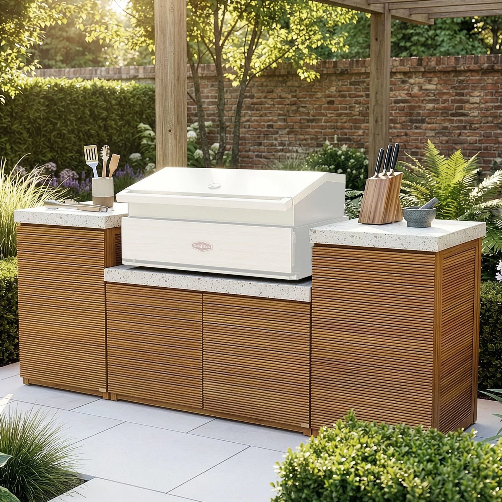 Antigua Outdoor Kitchen - Small Configuration