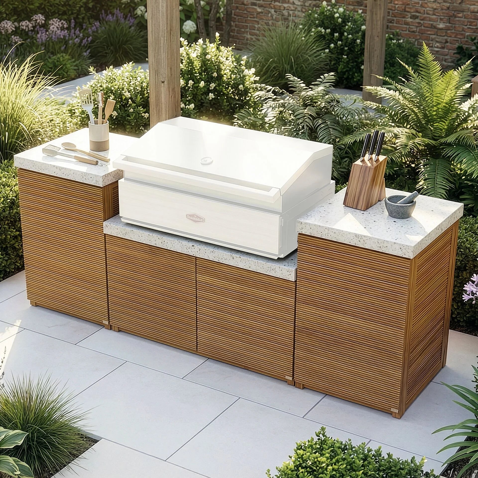 Antigua Outdoor Kitchen - Small Configuration