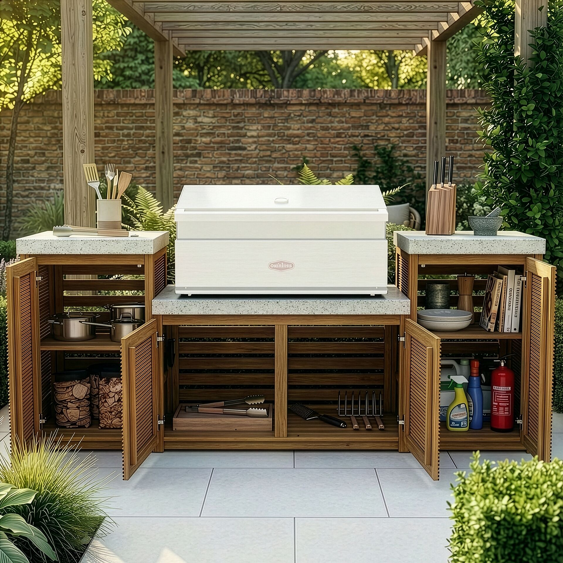 Antigua Outdoor Kitchen - Small Configuration