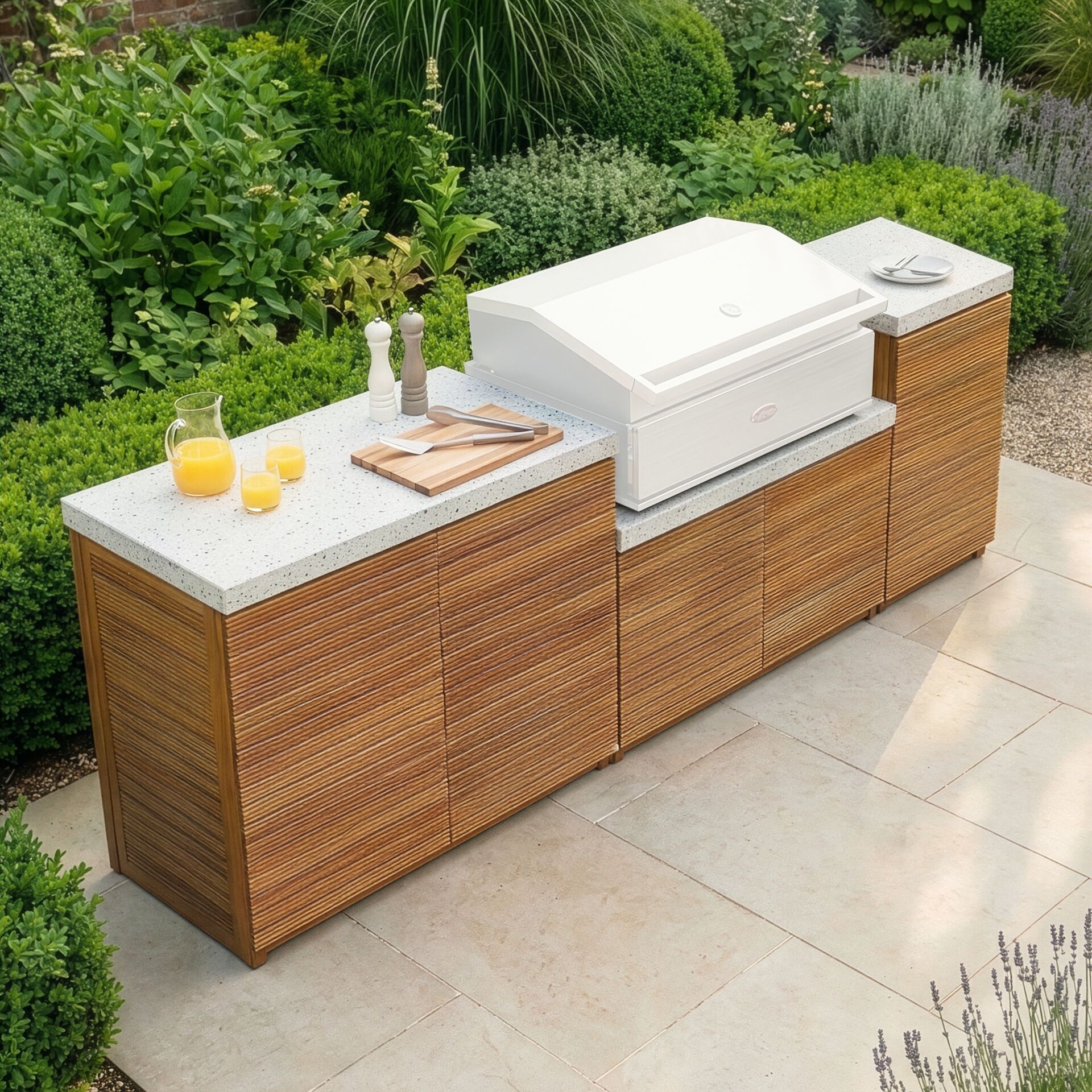Antigua Outdoor Kitchen - Medium Configuration