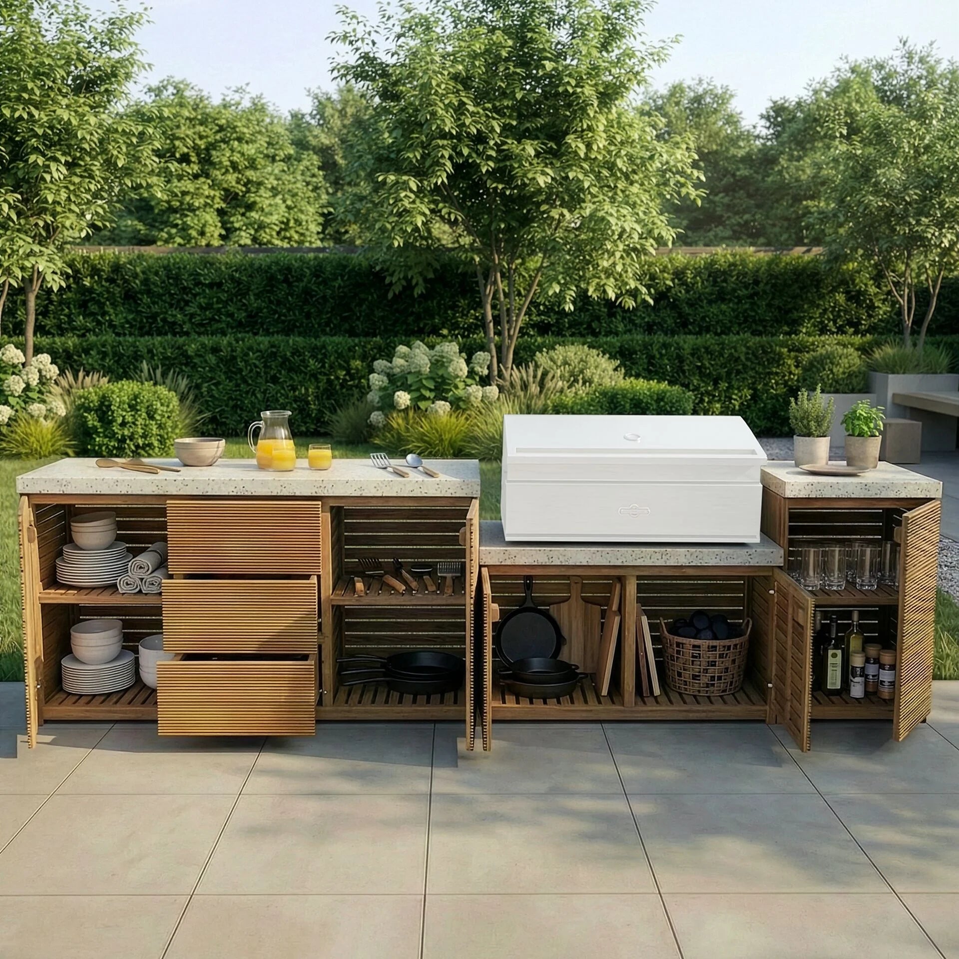 Antigua Outdoor Kitchen - Large Configuration