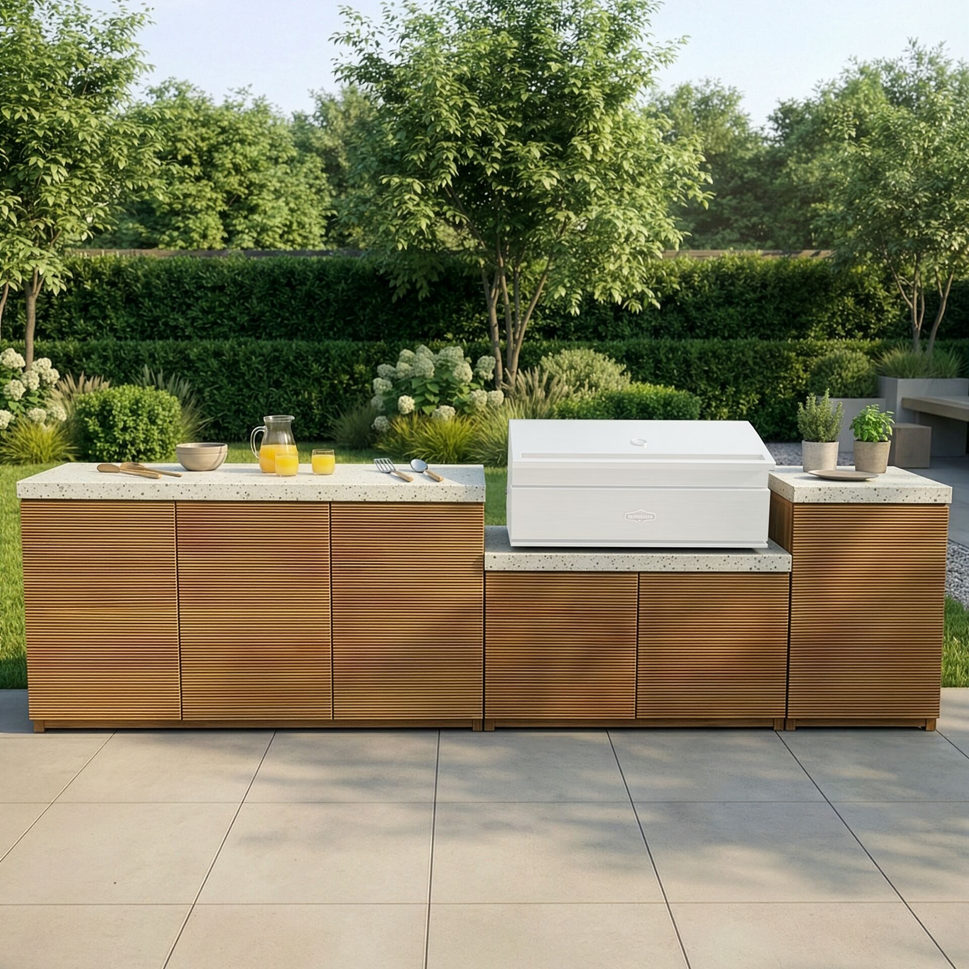 Antigua Outdoor Kitchen - Large Configuration