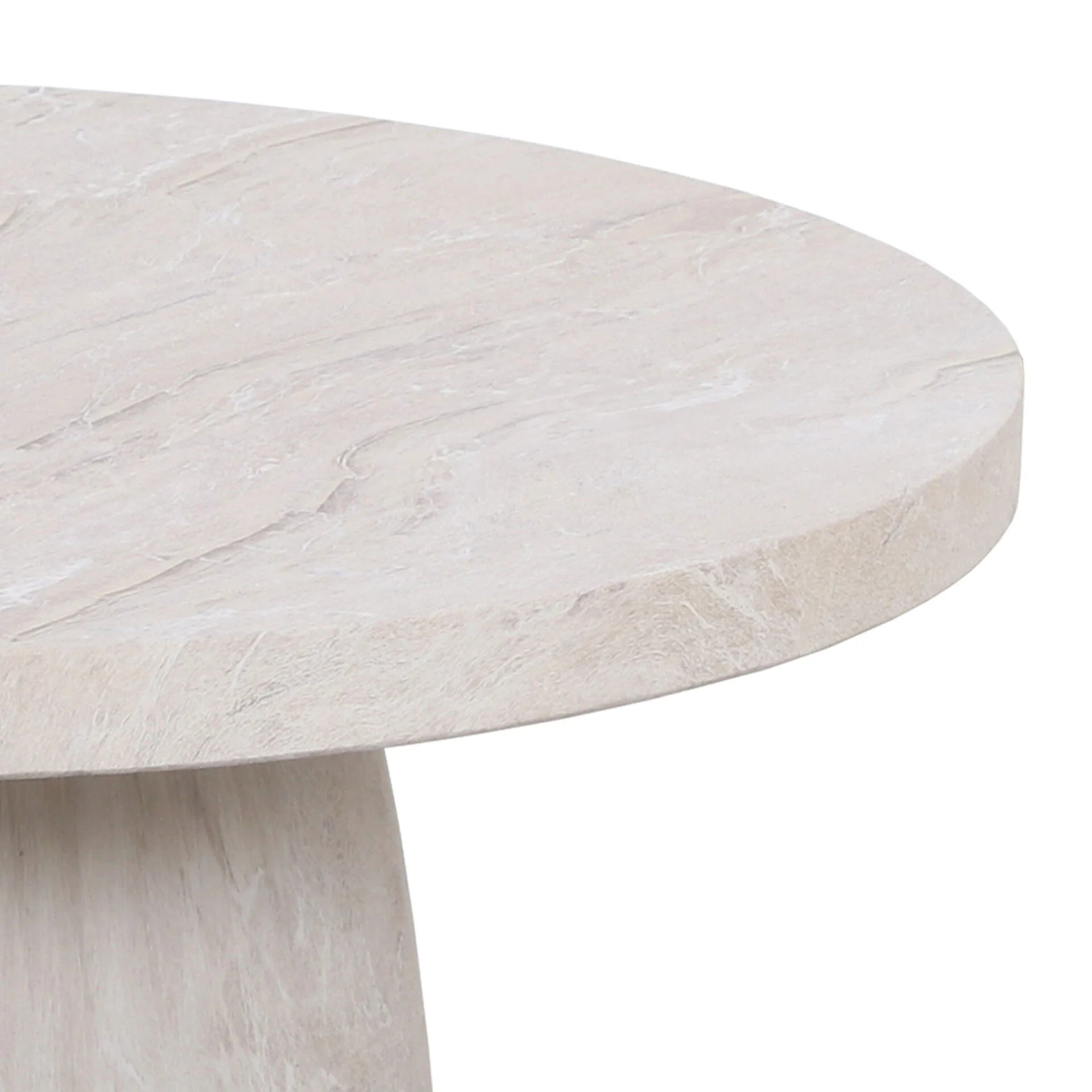 Sicily Corner Sofa Set with Sintered Stone Coffee Table  - Café