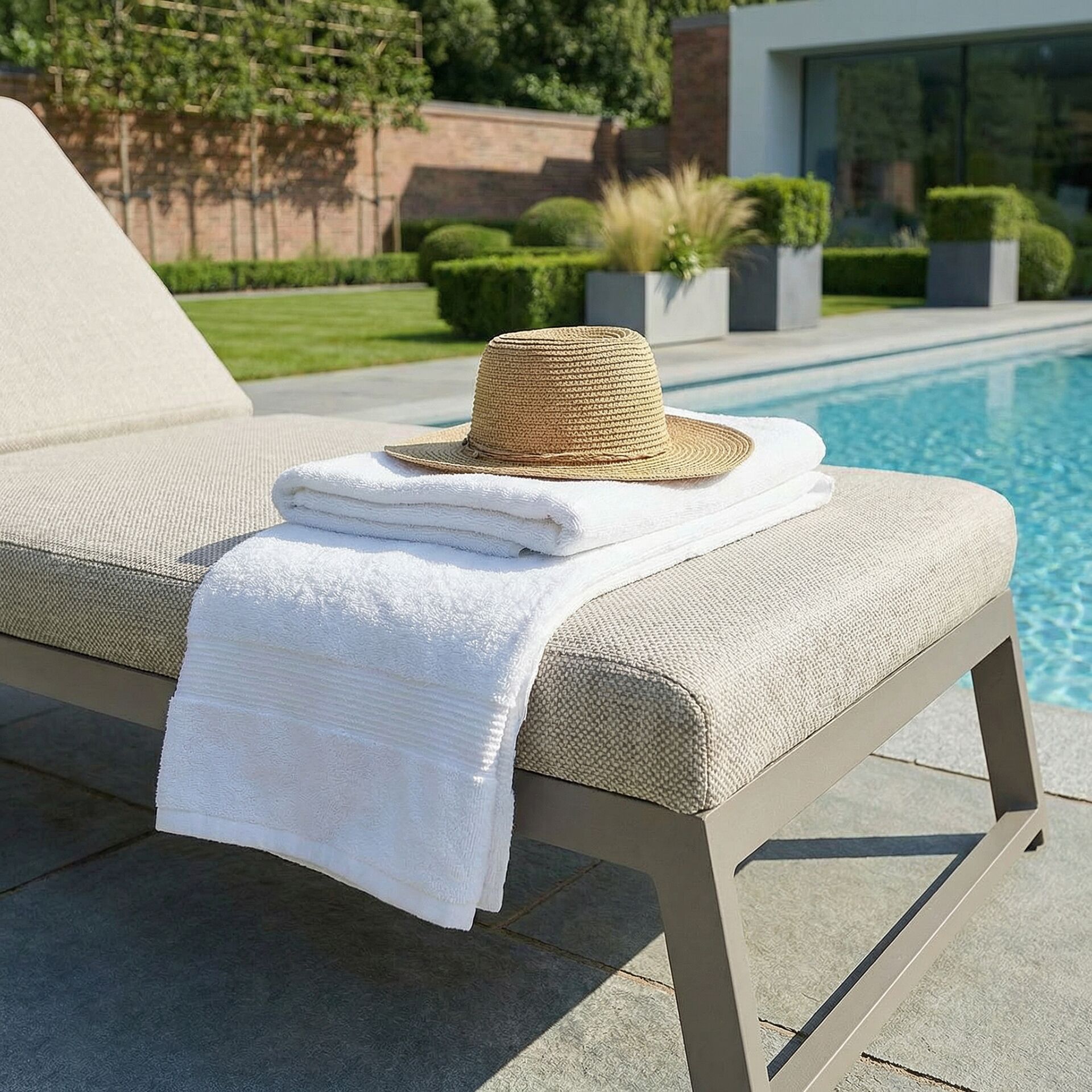 Allure Sunlounger - Latte