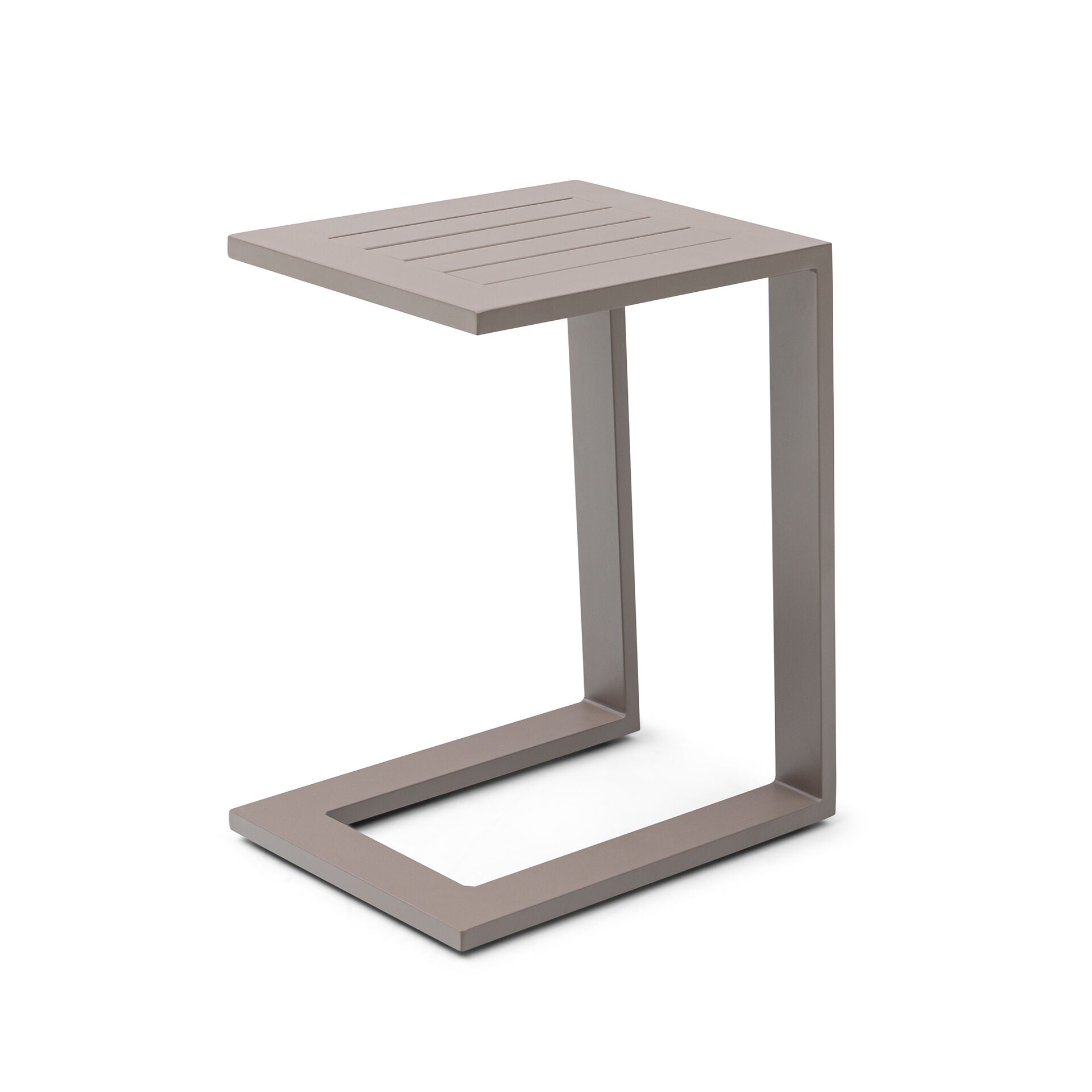 Aluminium Side Table - Café