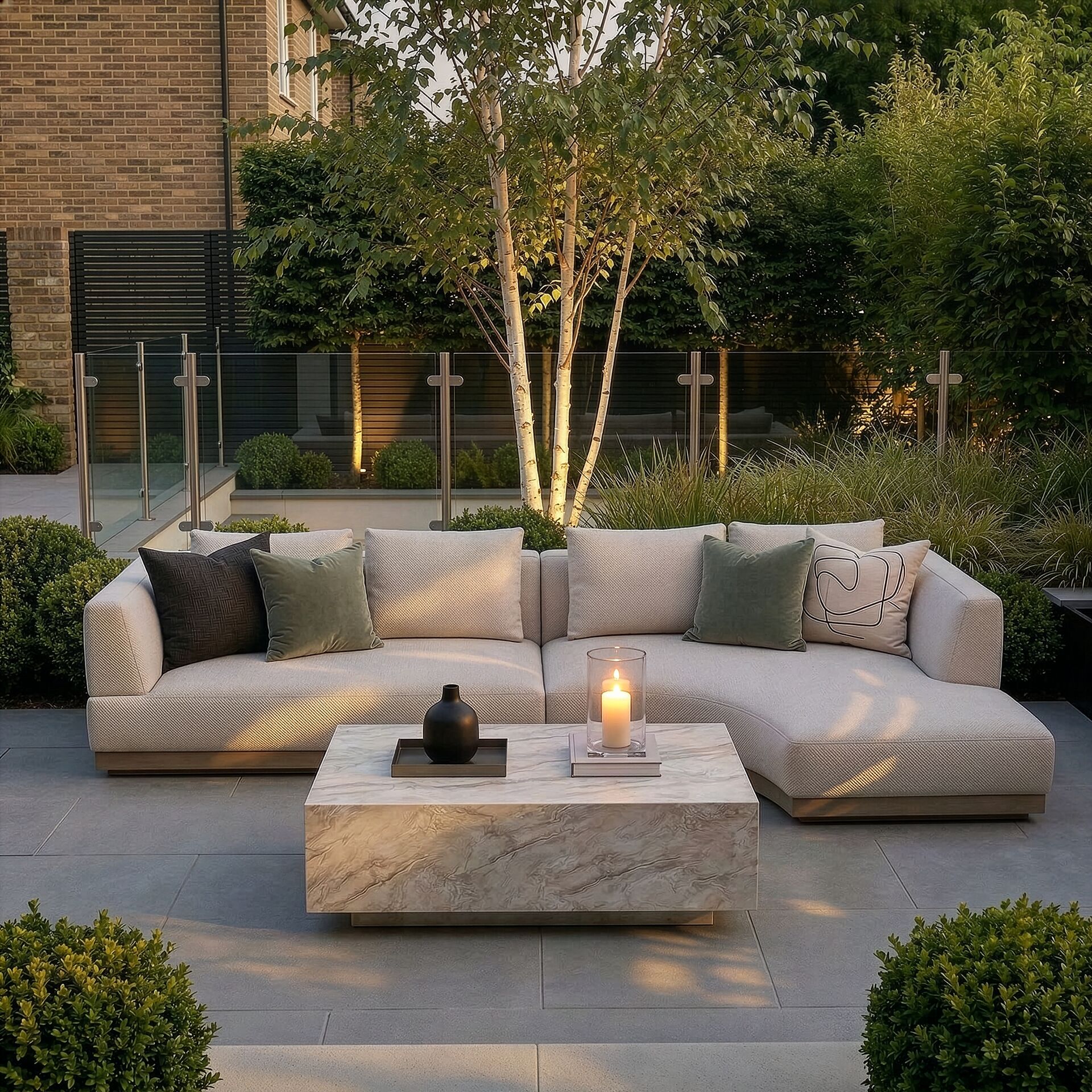 Lyon Small Corner Sofa Set Right