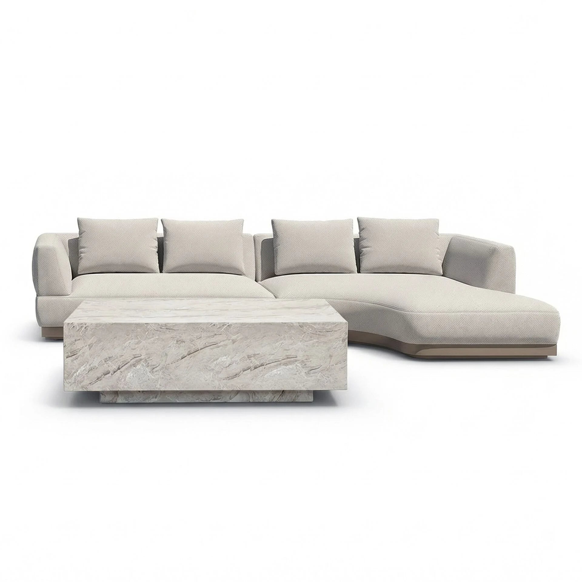 Lyon Small Corner Sofa Set Right
