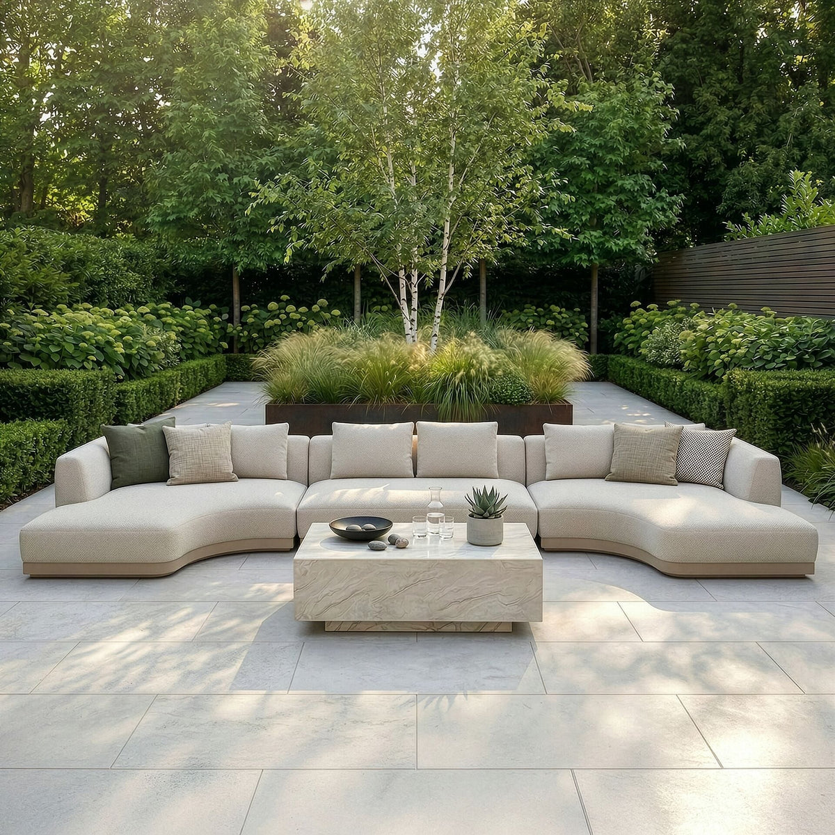 Lyon Small U Shape Corner Sofa Set