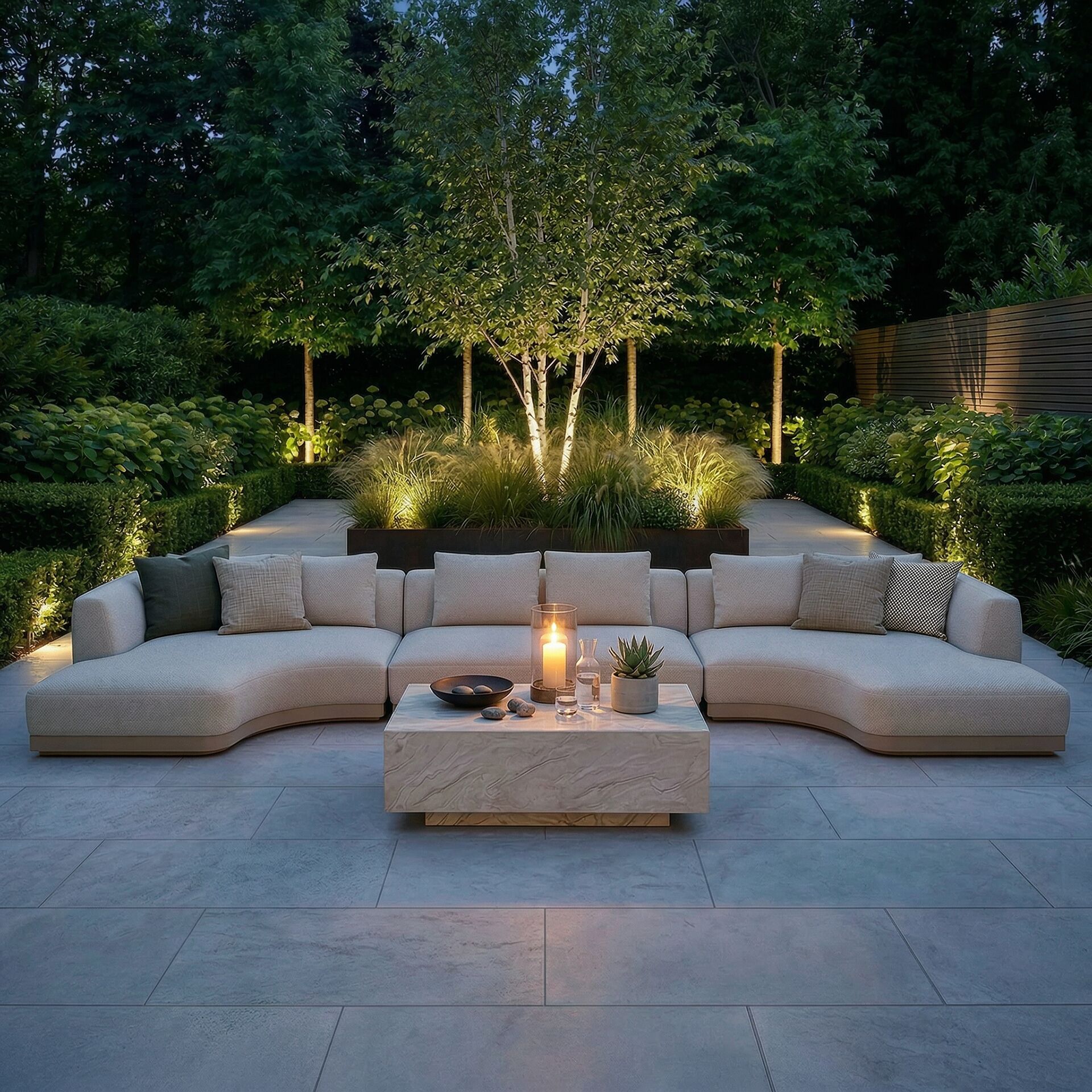 Lyon Small U Shape Corner Sofa Set