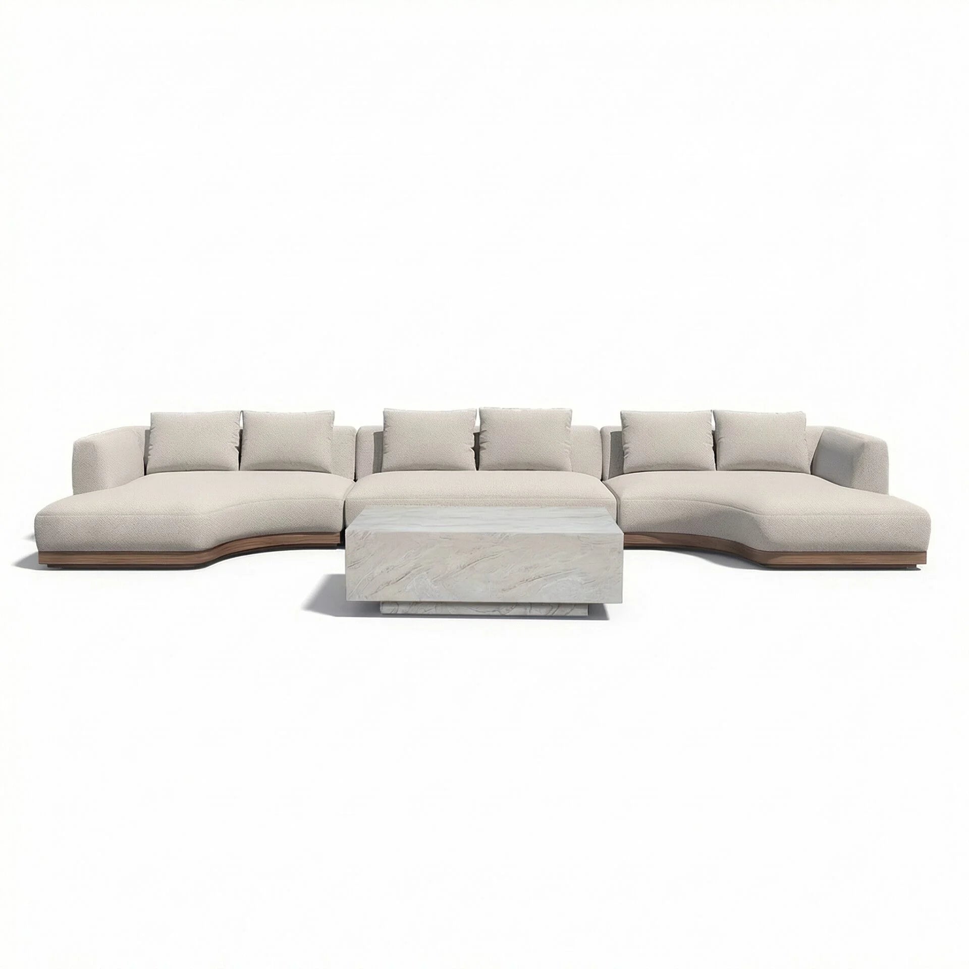 Lyon Small U Shape Corner Sofa Set