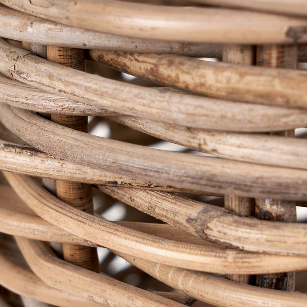 Set of 2 Grey Kubu Oval Baskets