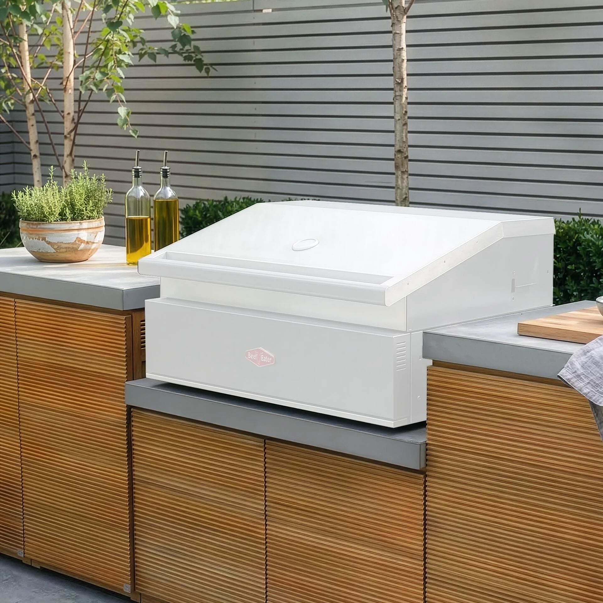 Bali Acacia Wood Outdoor Kitchen - Medium Configuration