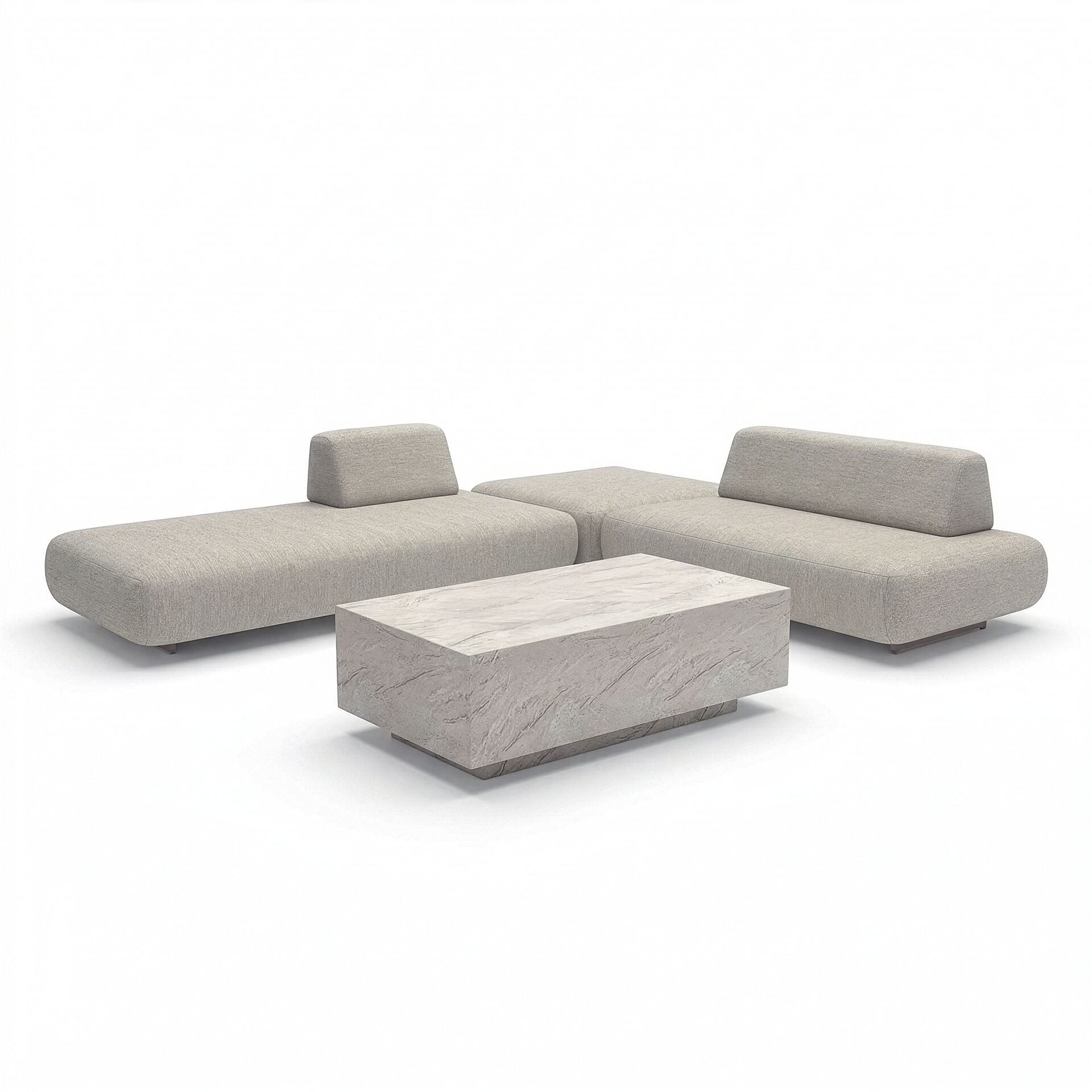 Cannes Small Corner Sofa Set