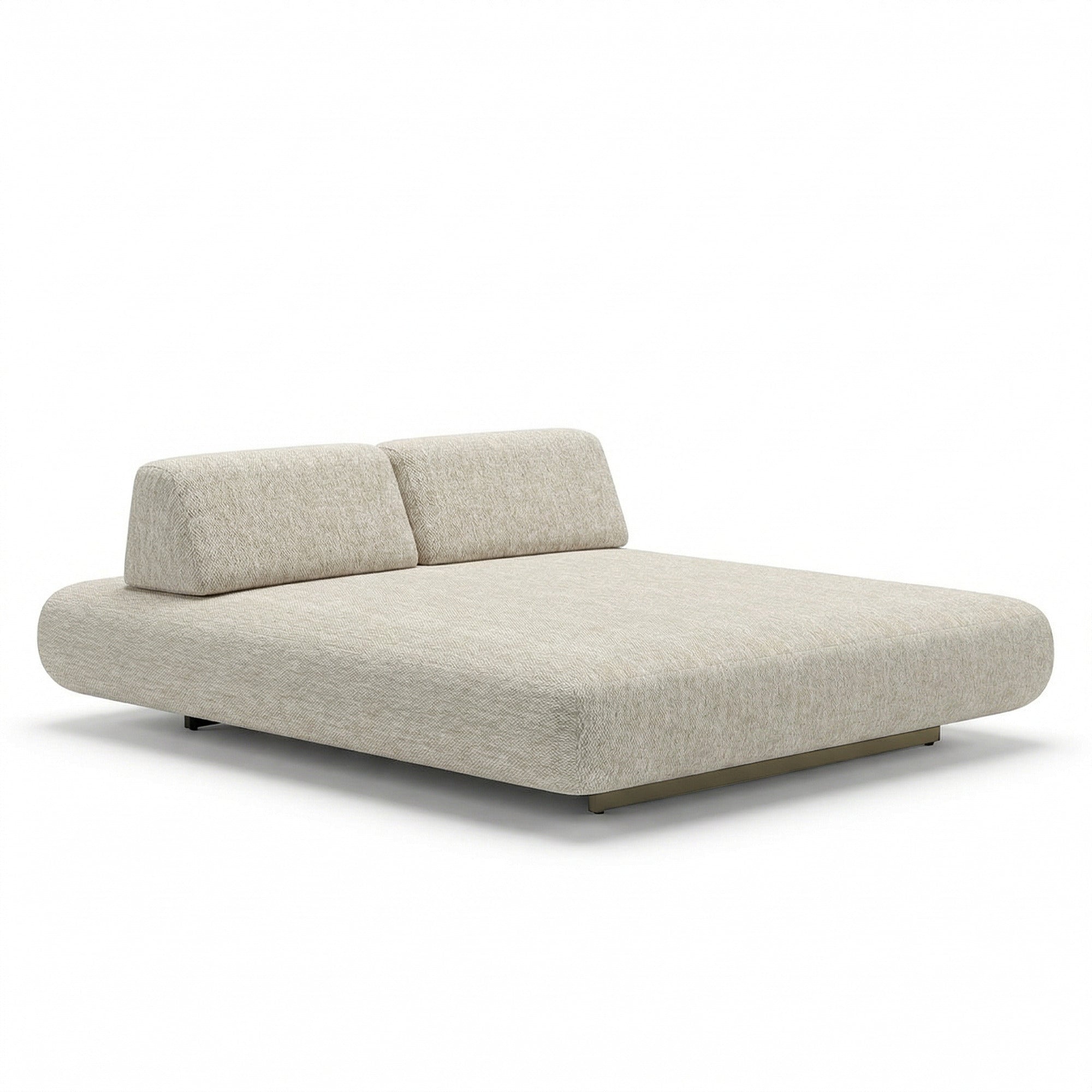 Cannes Daybed 2x Small Backrests- Pebble