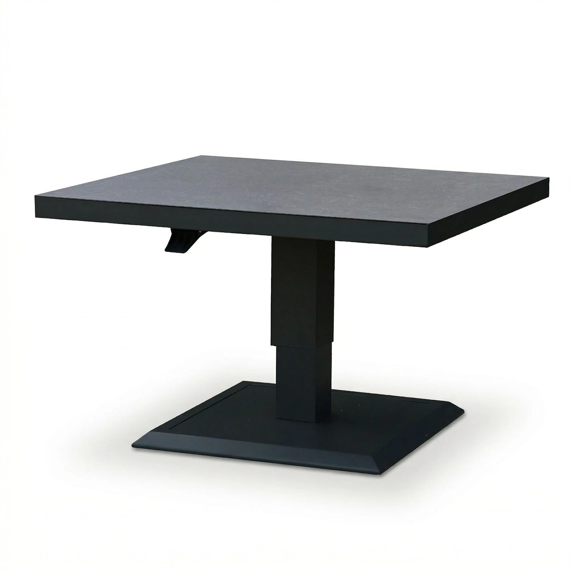 Aluminium Square Gas Rising Table - Charcoal