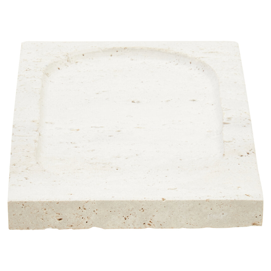 Amo Travertine Rectangular Decorative Tray