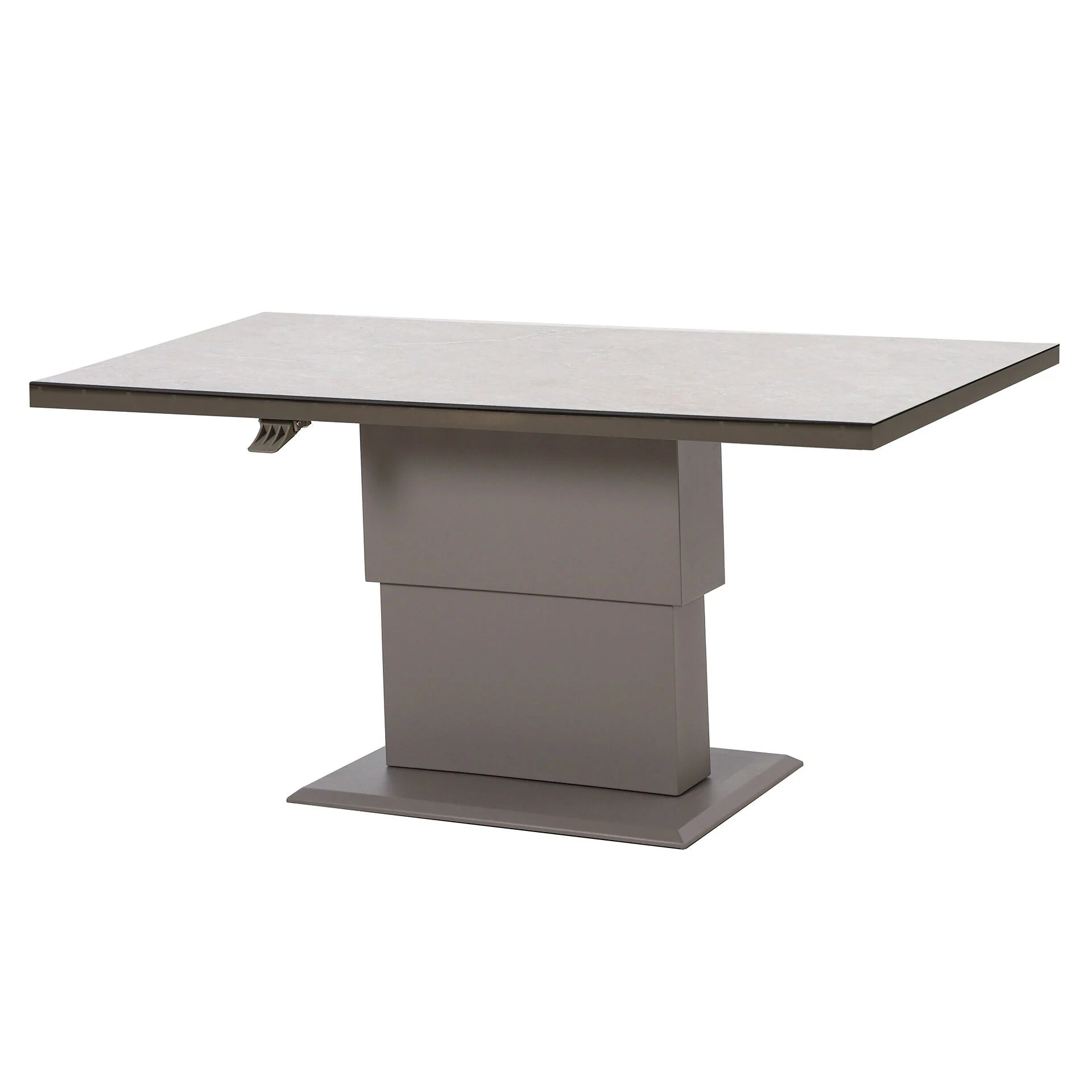 Aluminium Rectangular Gas Rising Table - Cafe