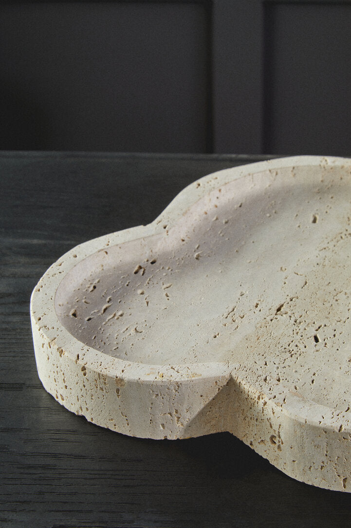 Amo Travertine Irregular Tray