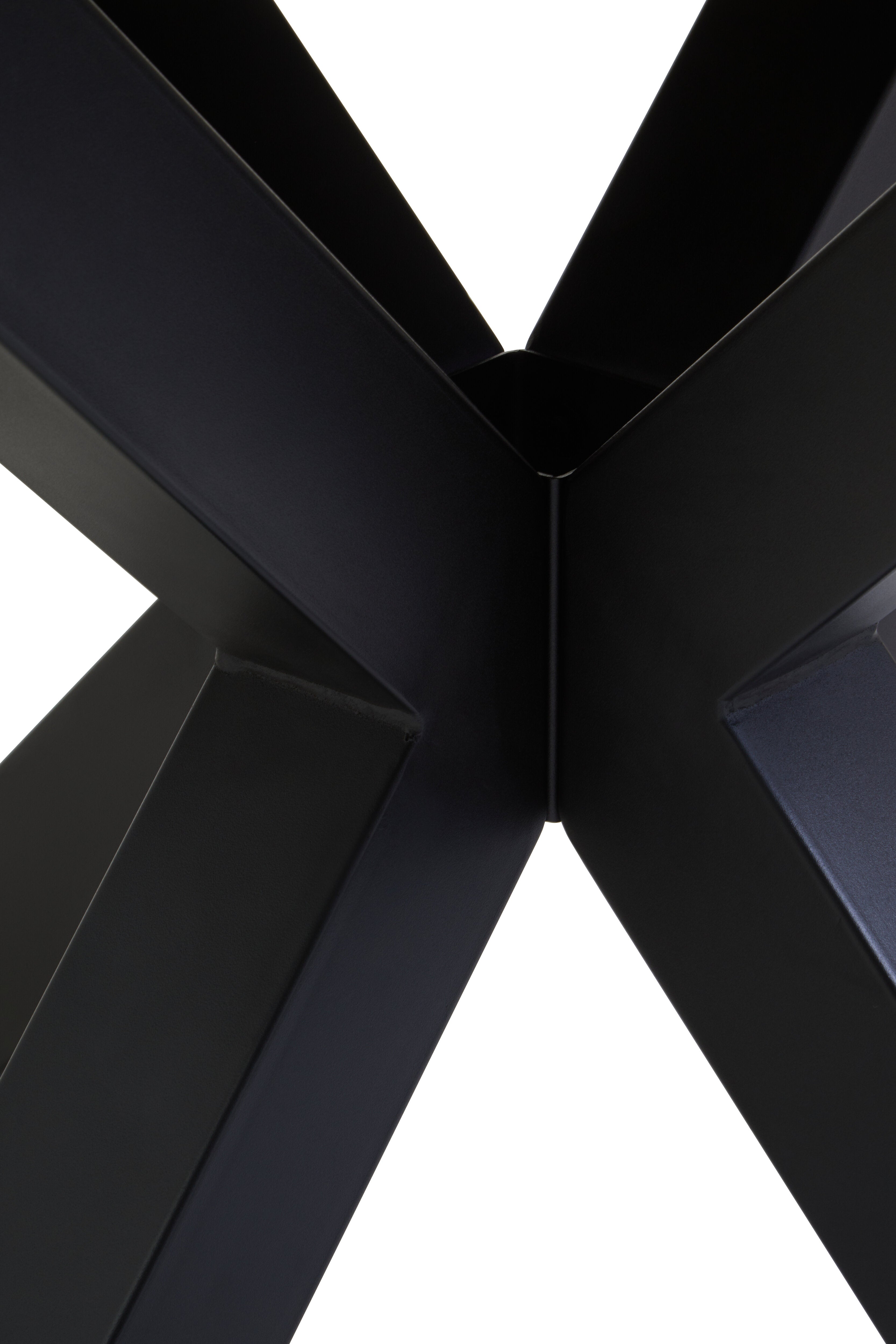 Eccles Black Wood Round Dining Table