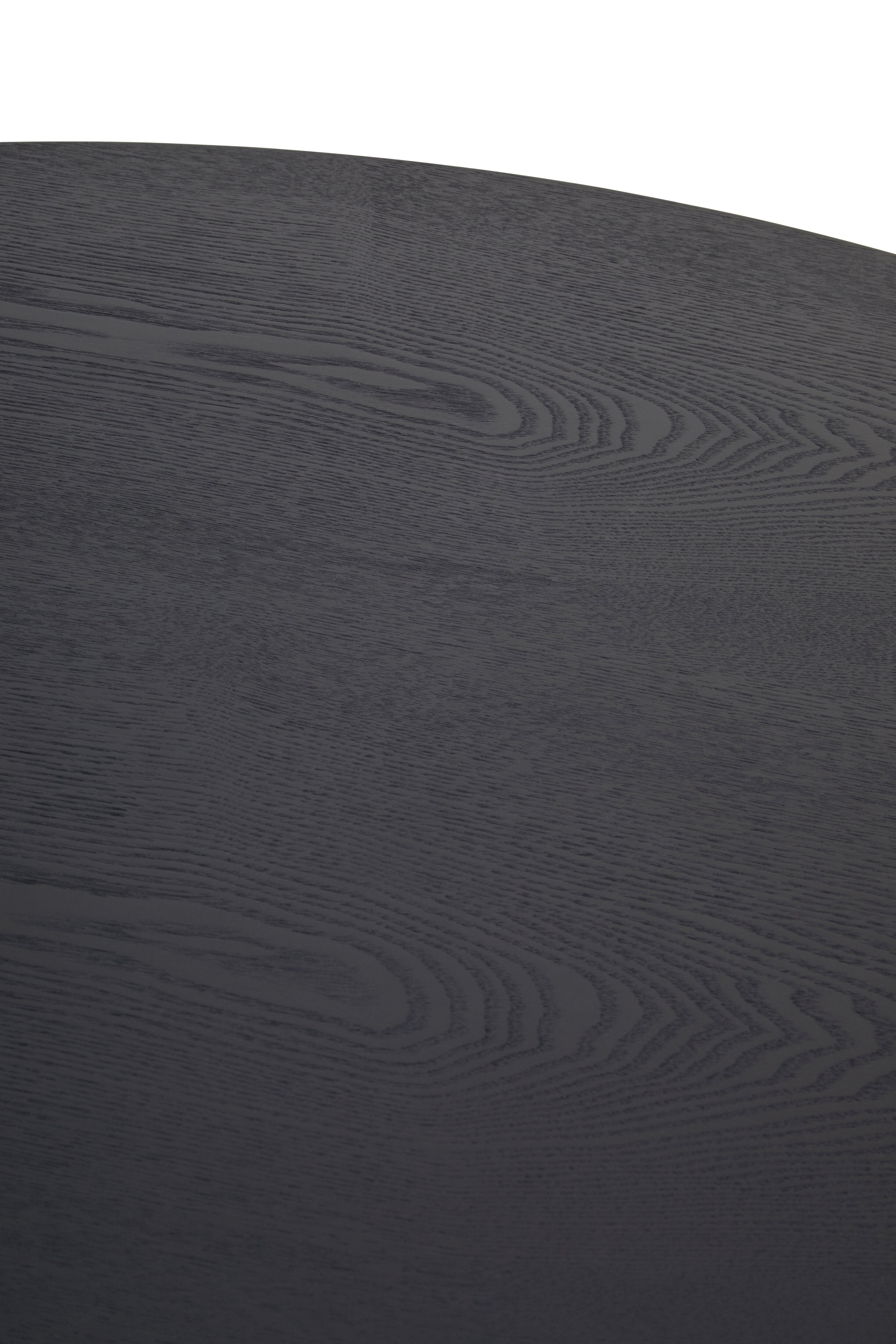 Eccles Black Wood Round Dining Table