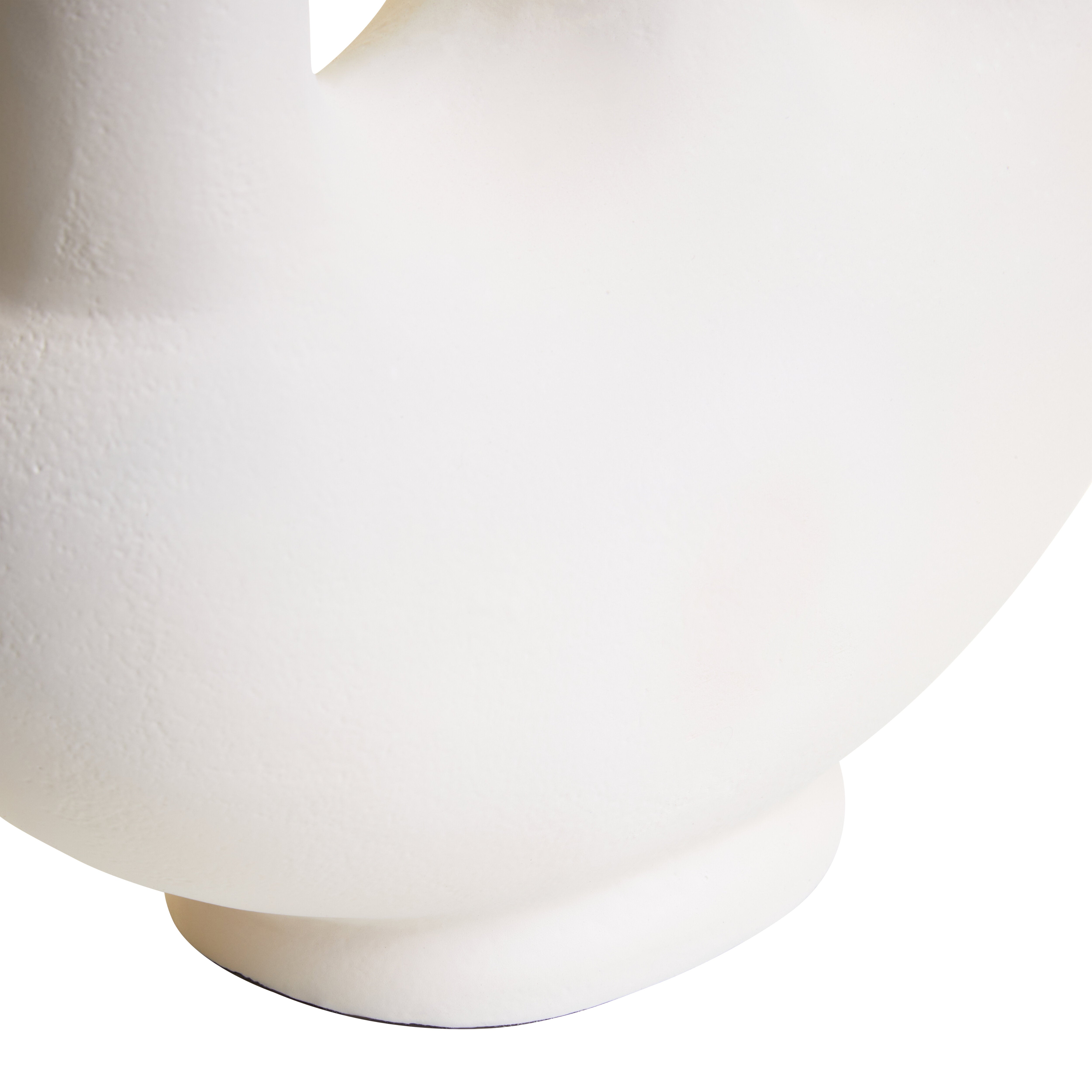 Toba Asbtract Cream Vase