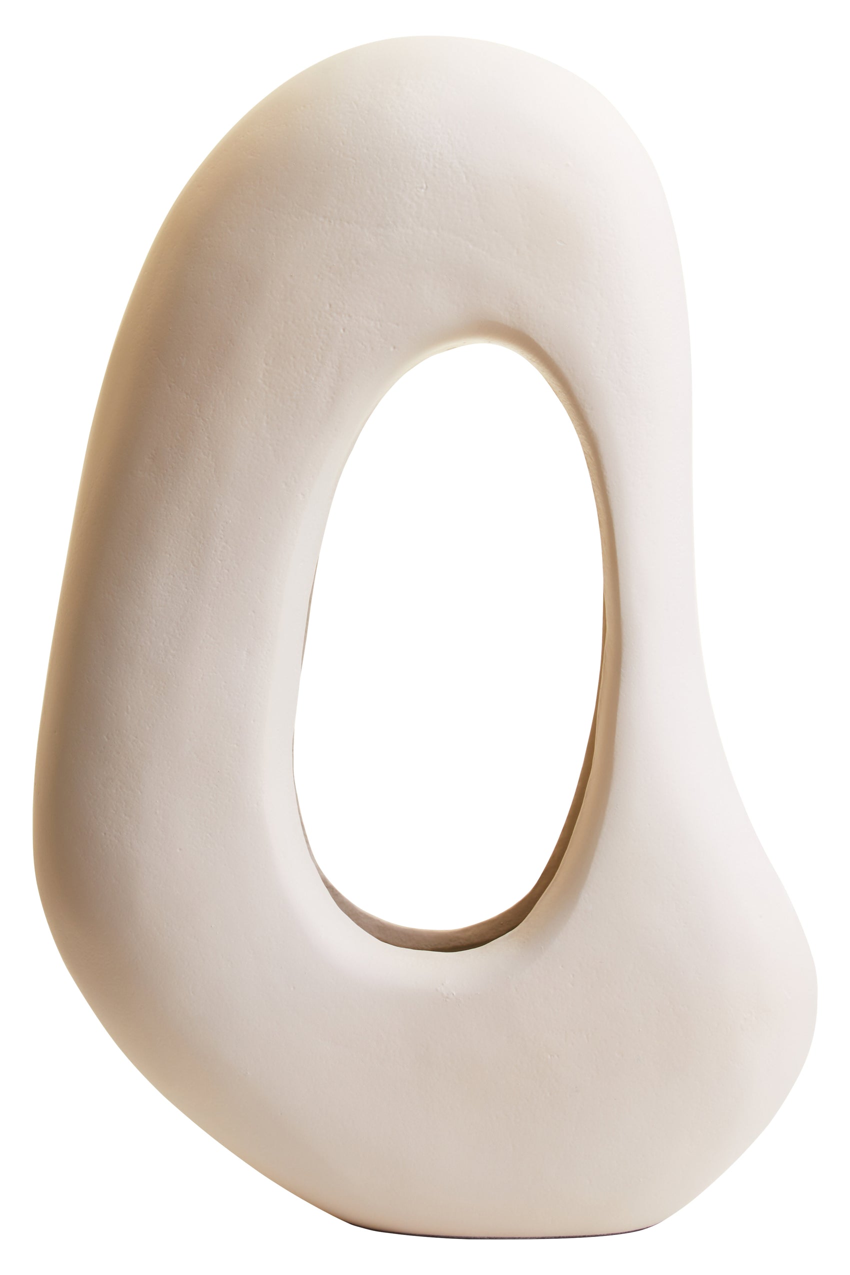 Toba Abstract Cream Sculpture