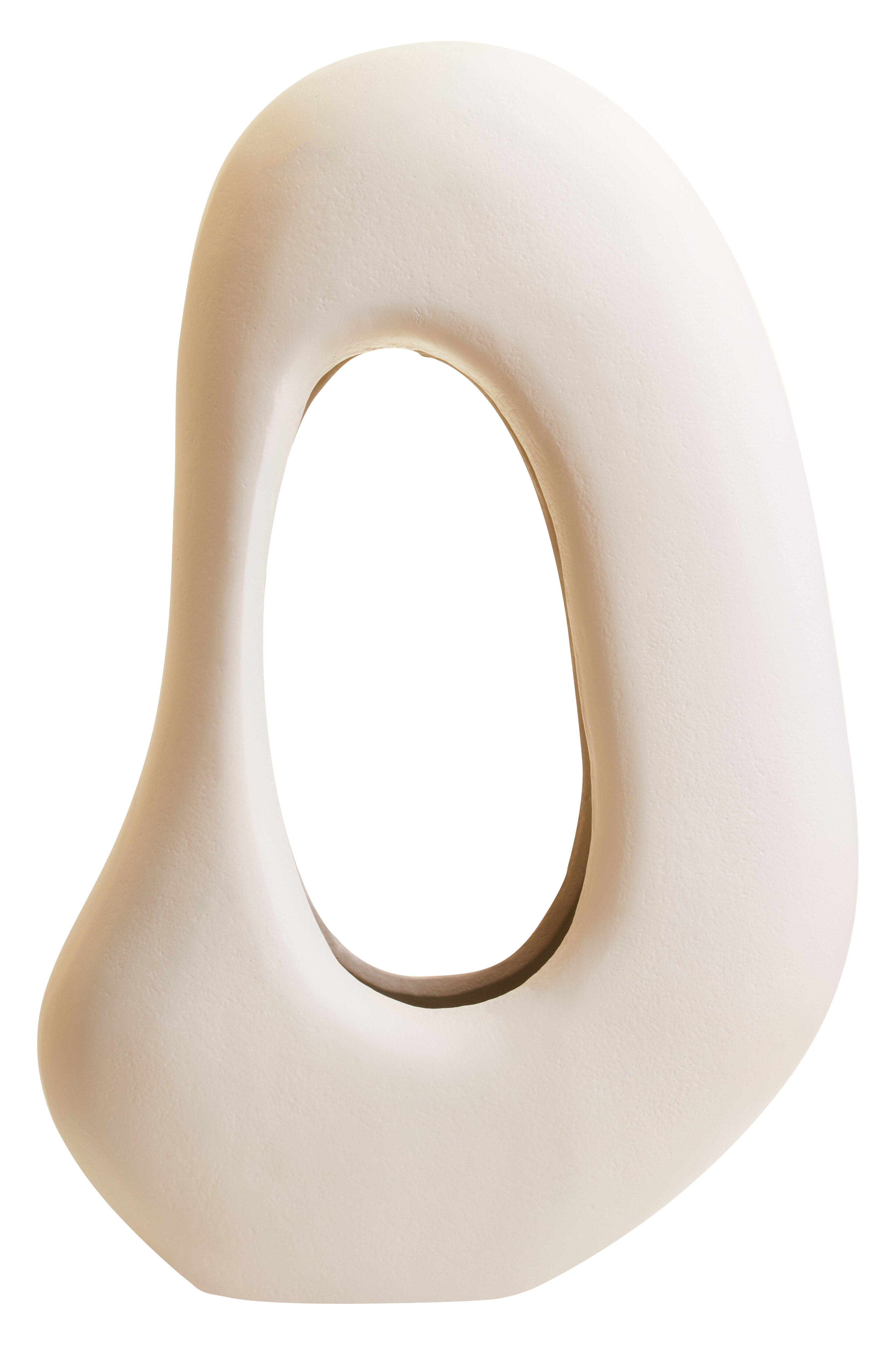 Toba Abstract Cream Sculpture