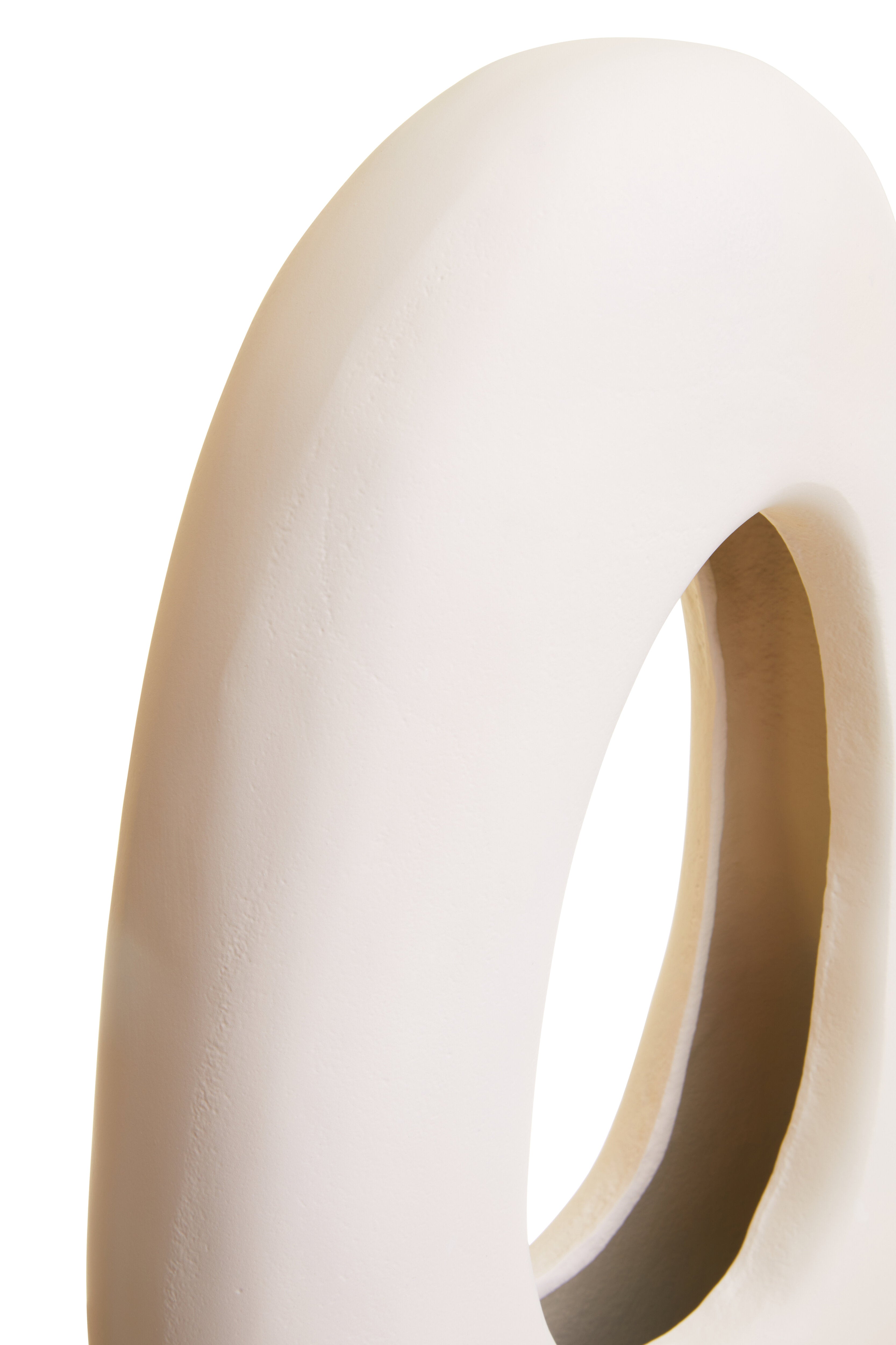 Toba Abstract Cream Sculpture