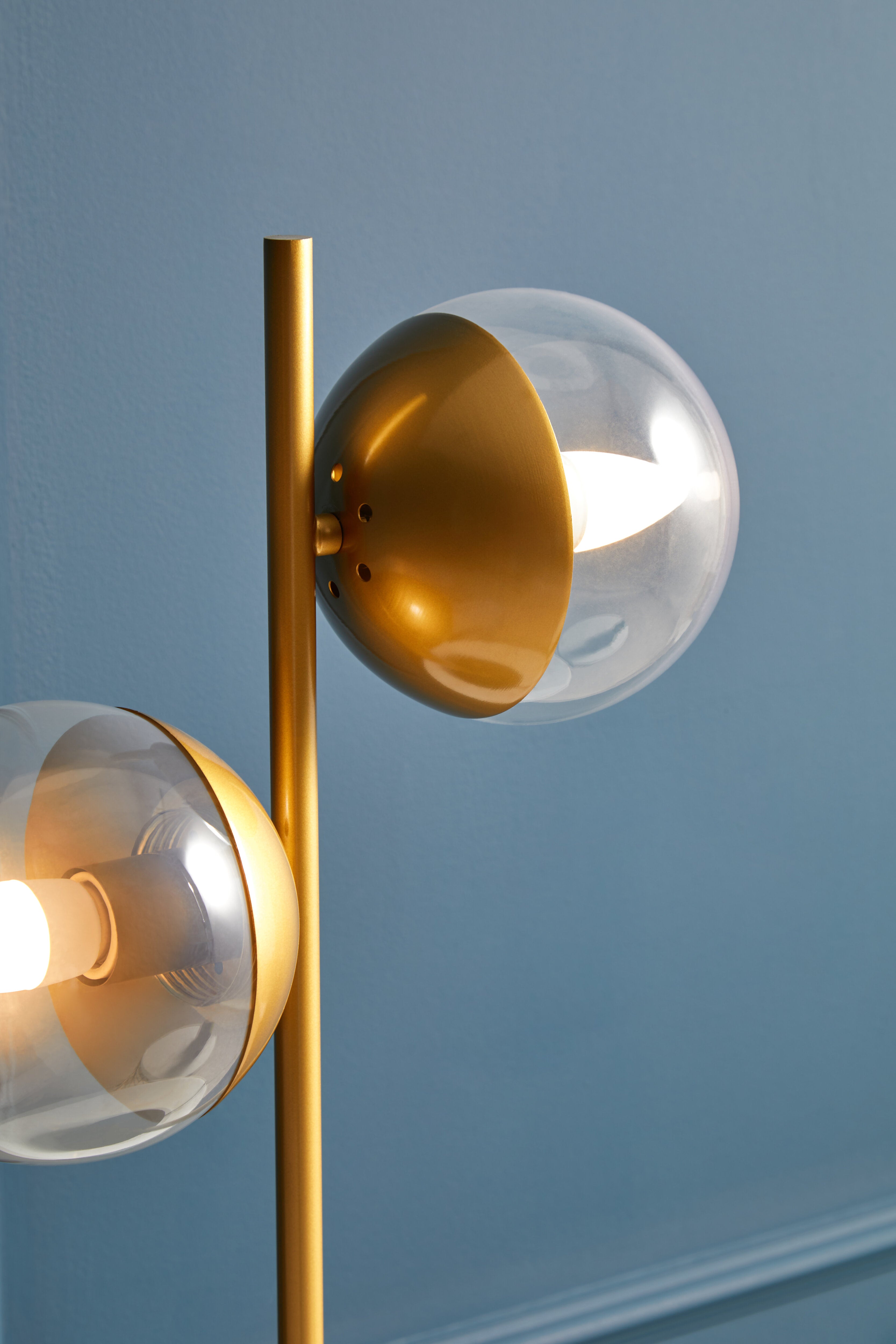 Kidston Large Table Lamp with Black Marble Base