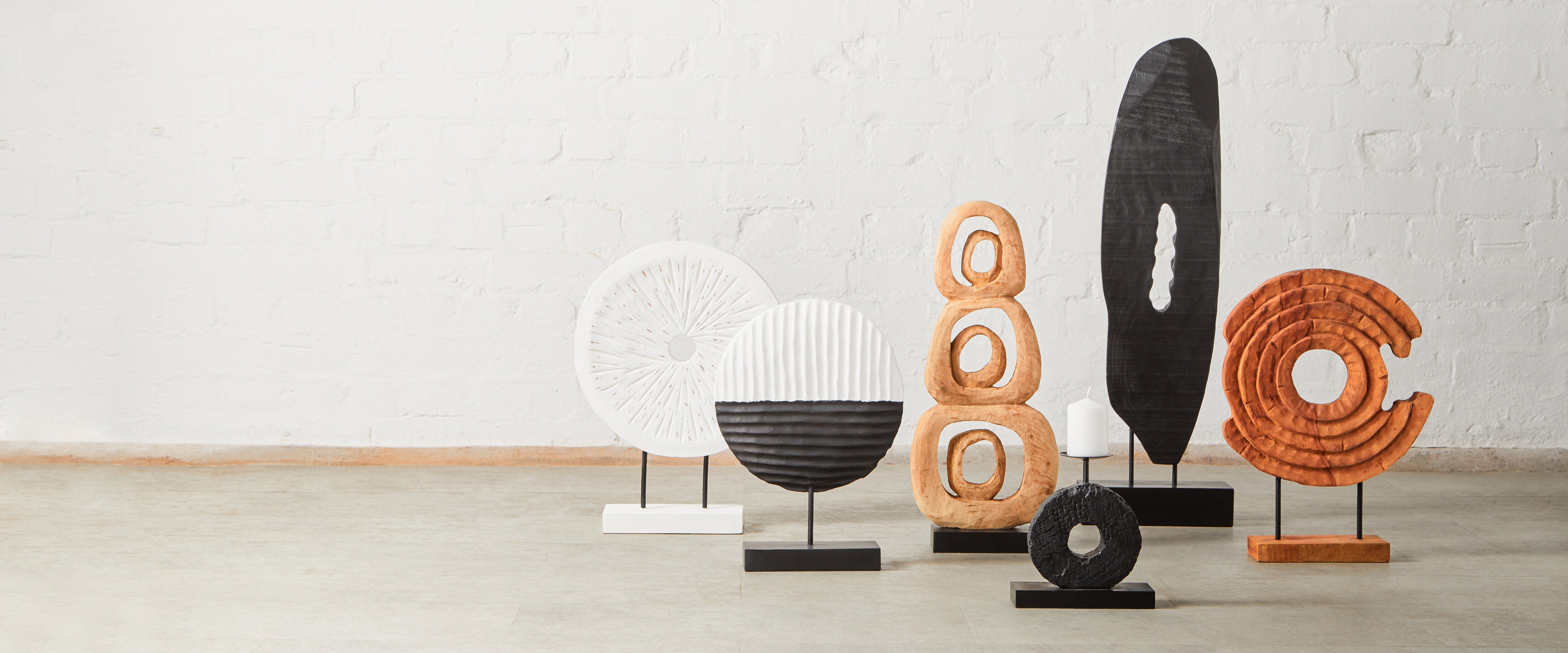 Osprey Charred Black Mango Wood Log Candle Holder | Small