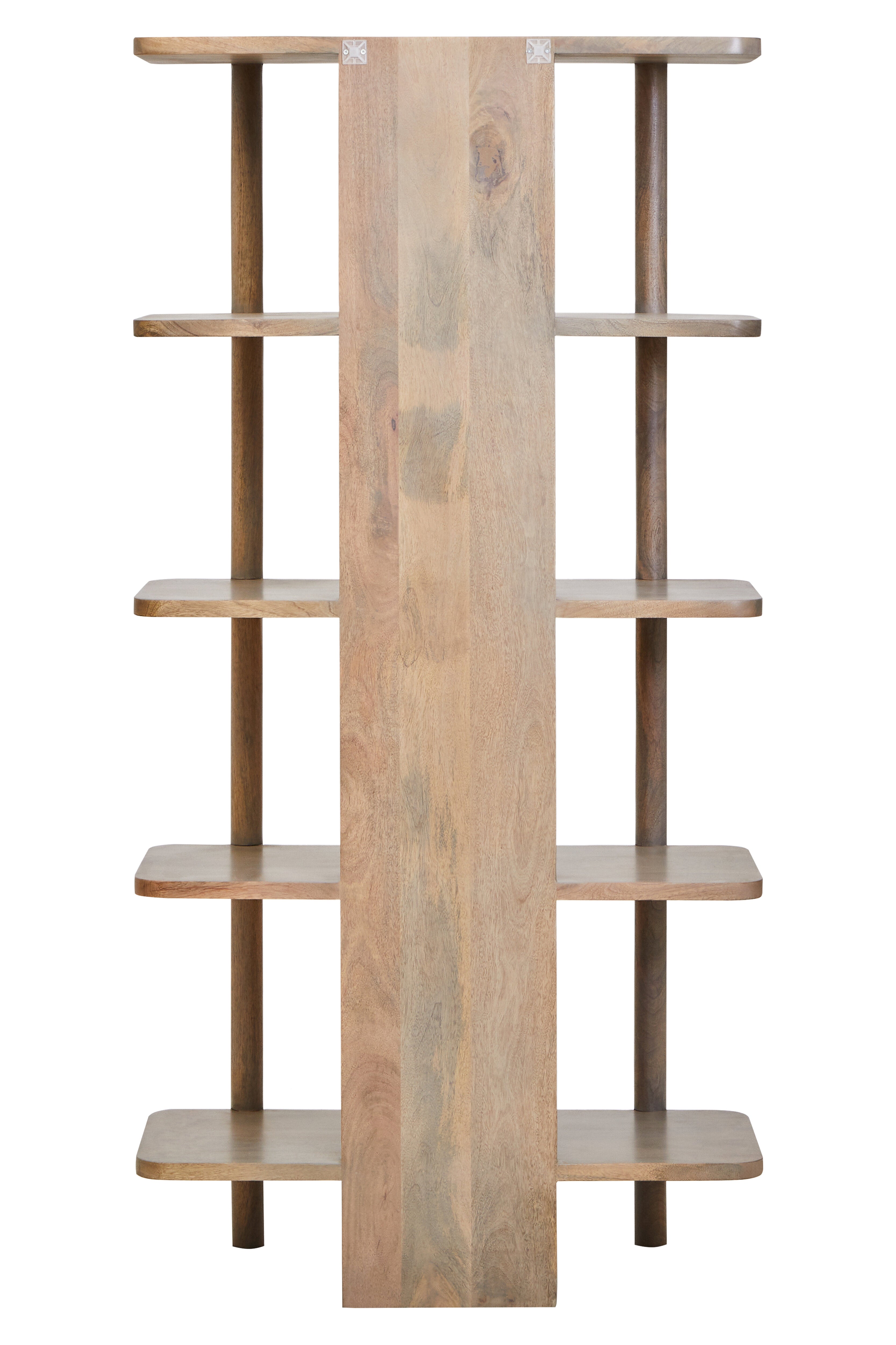 Kelda Grey Mango Wood Ridged Display Unit