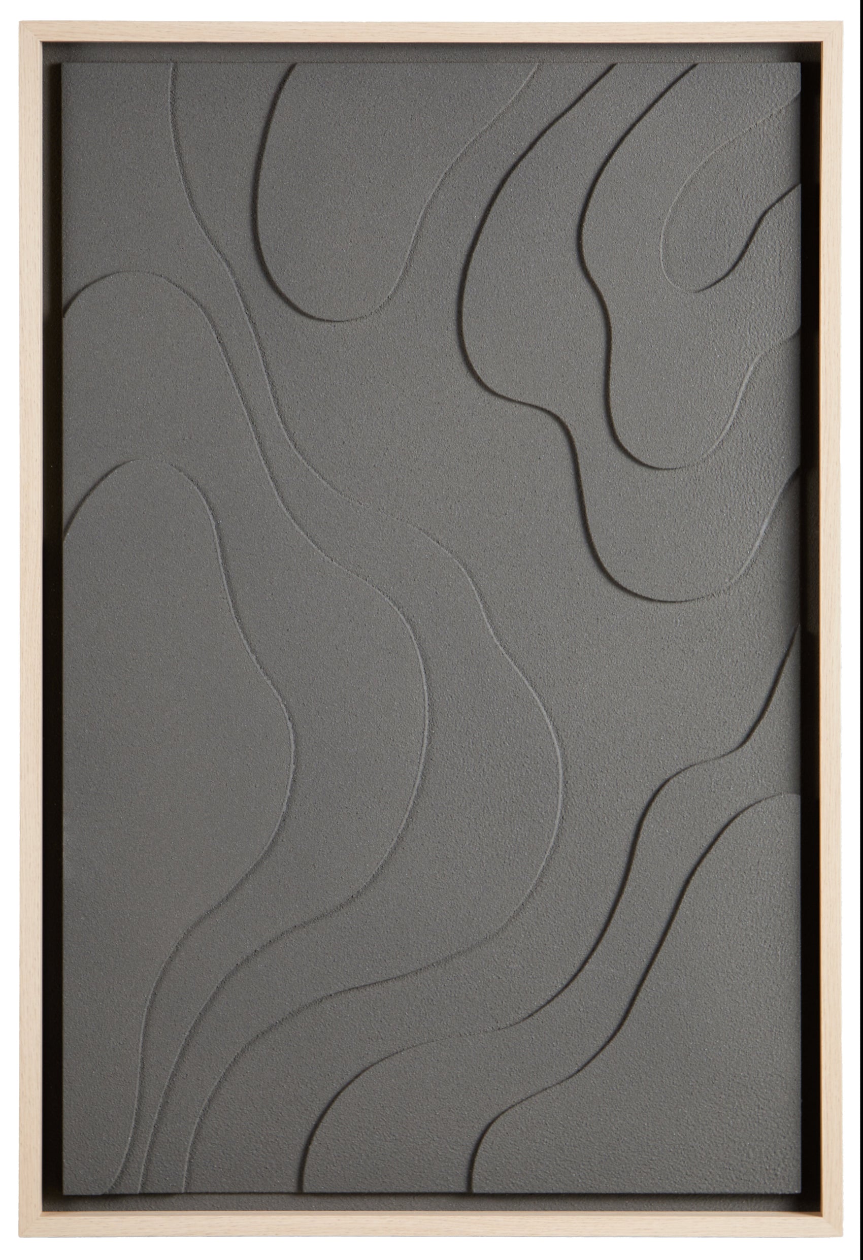 Noah 3D Wood Carving Effect Green Wall Art