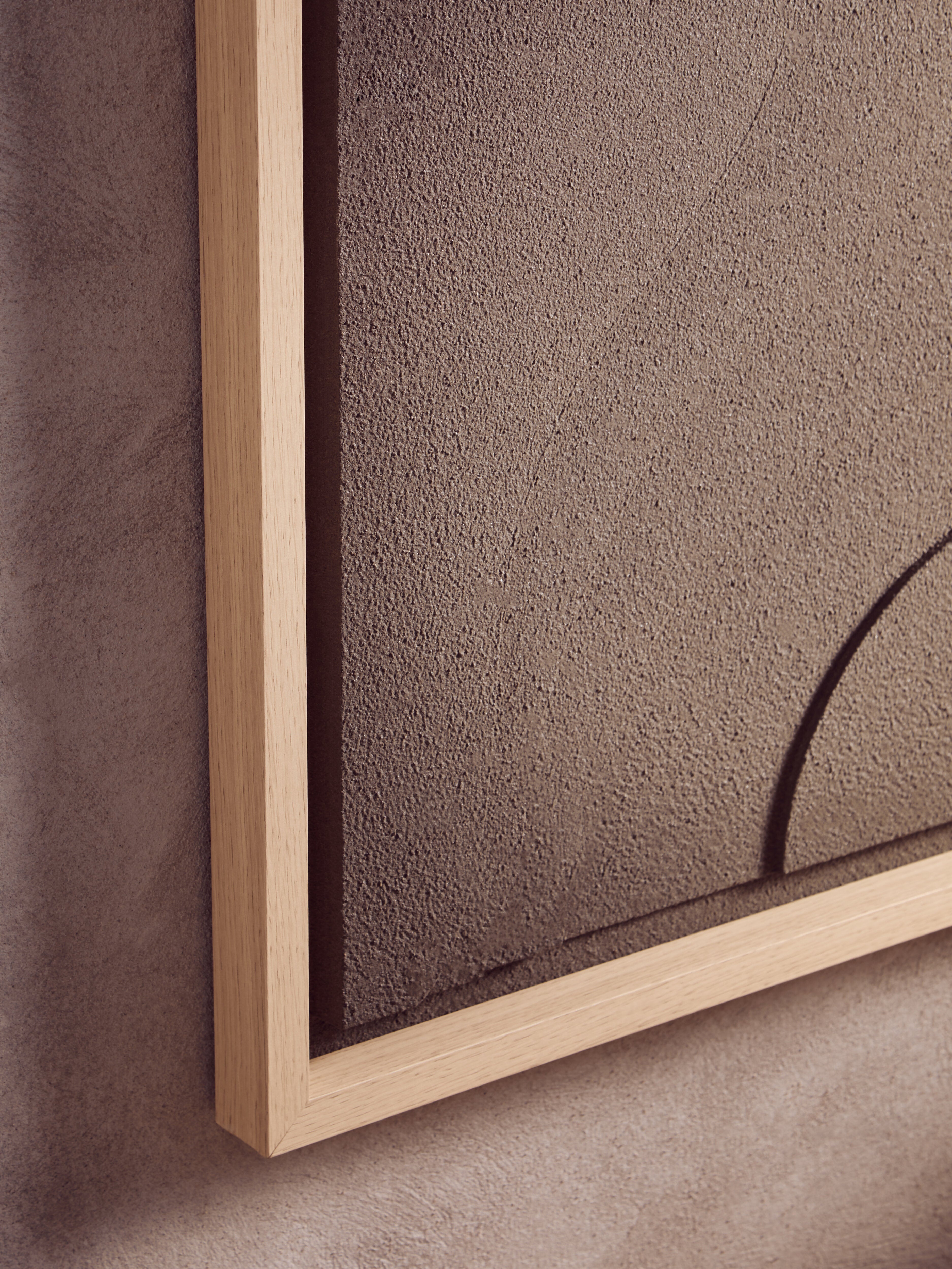 Noah 3D Wood Carving Effect Green Wall Art