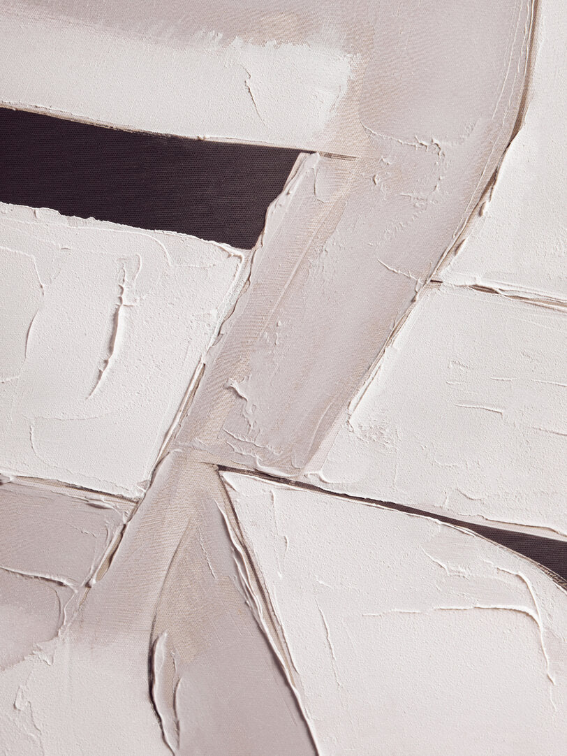 Noah Monochrome Abstract Textured Wall Art