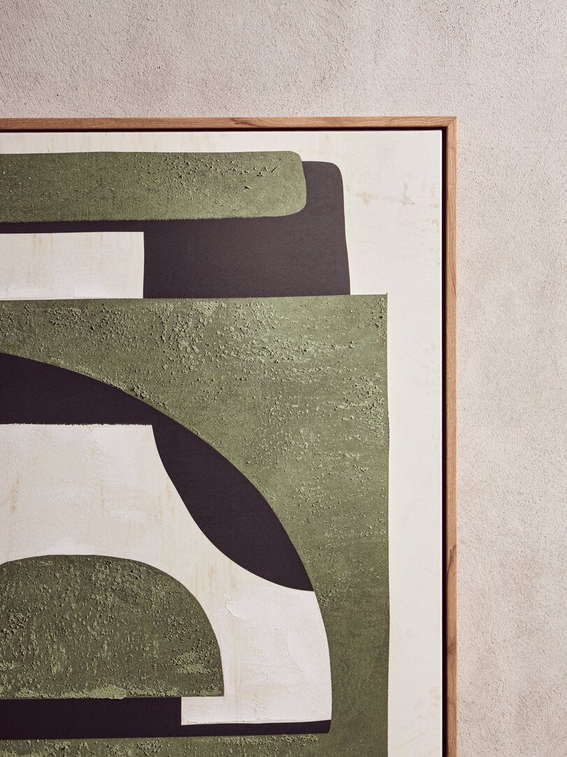 Noah Green Textured Abstract Wall Art