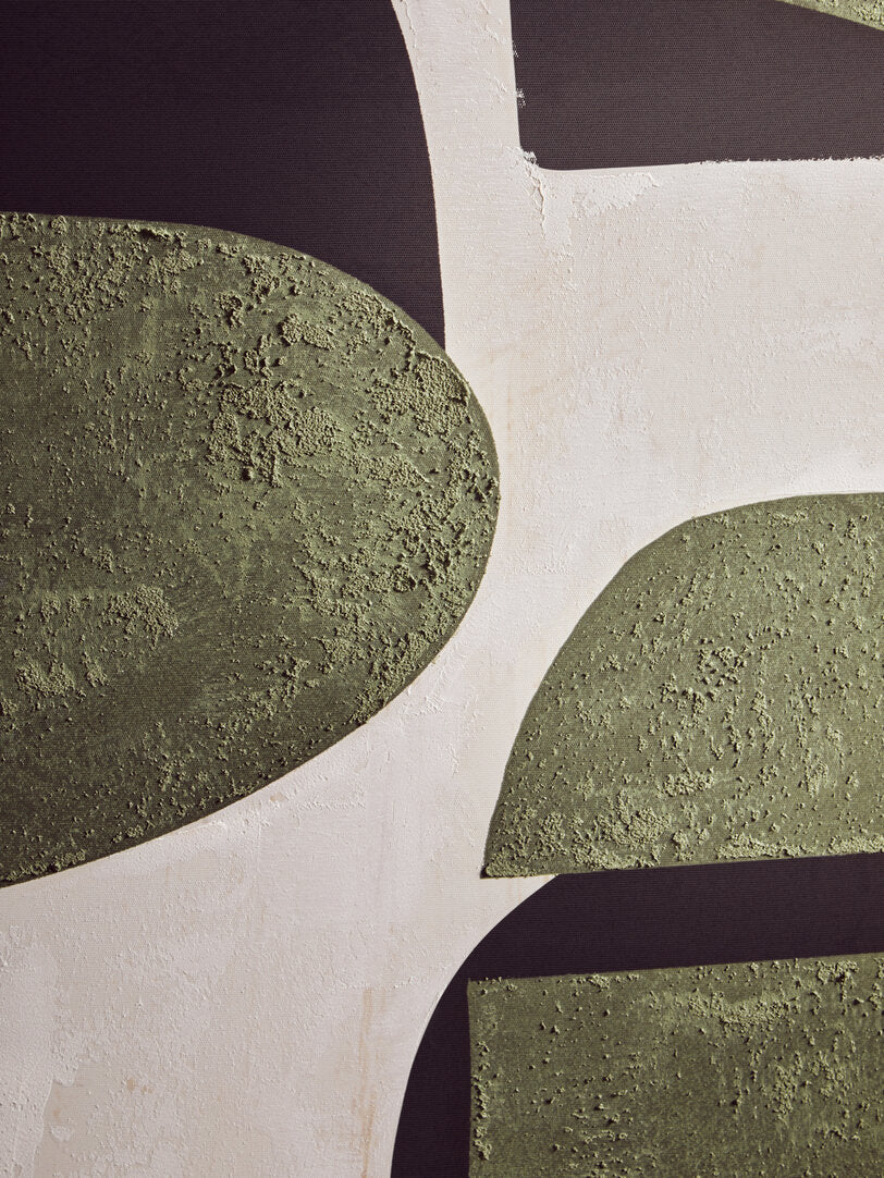 Noah Green Textured Abstract Wall Art