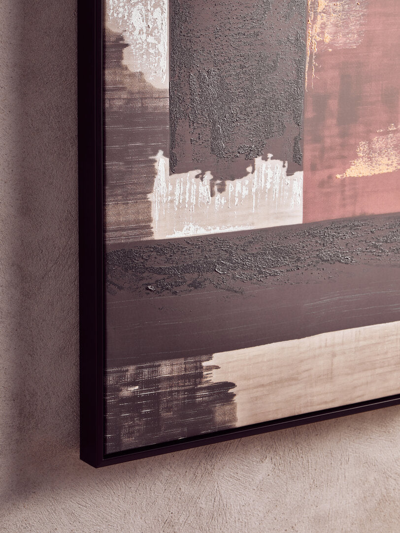Noah Set of 2 Geometric Abstract Canvas Wall Art