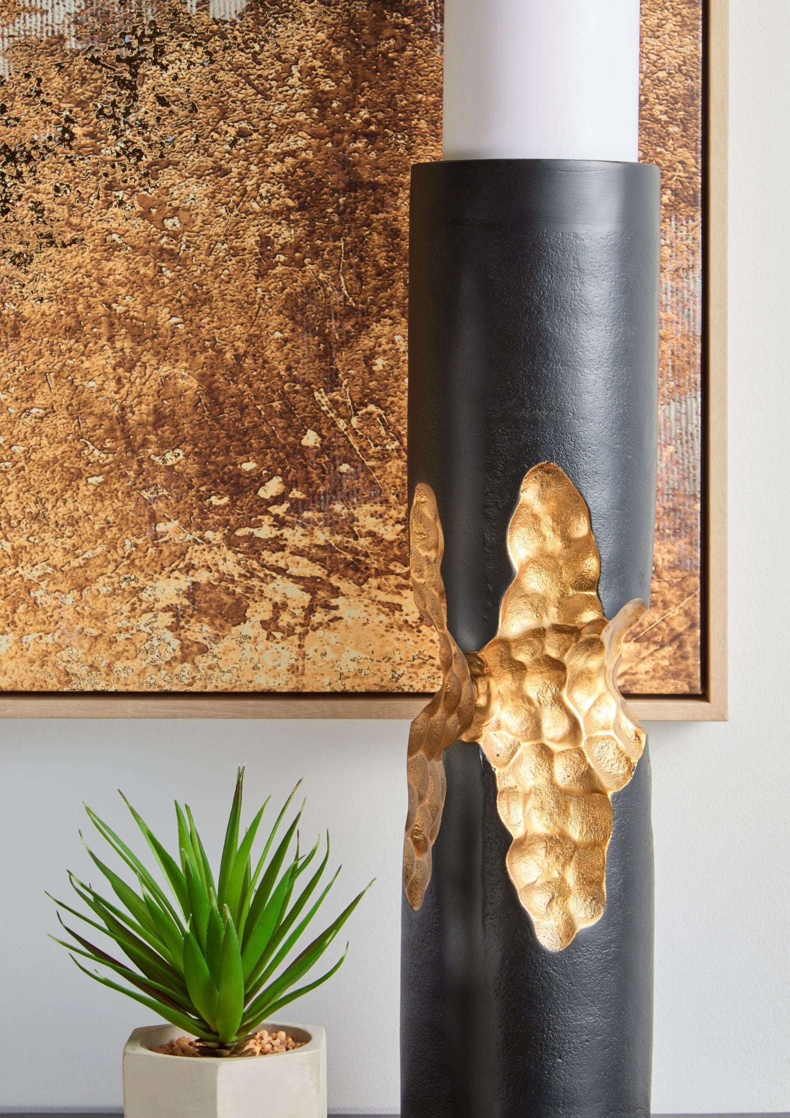 Galleria Abstract Gold Foil Square Wall Art
