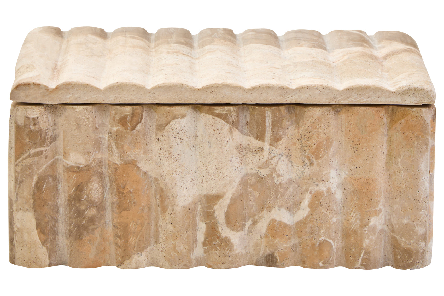 Como Rectangular Chocolate Marble Box