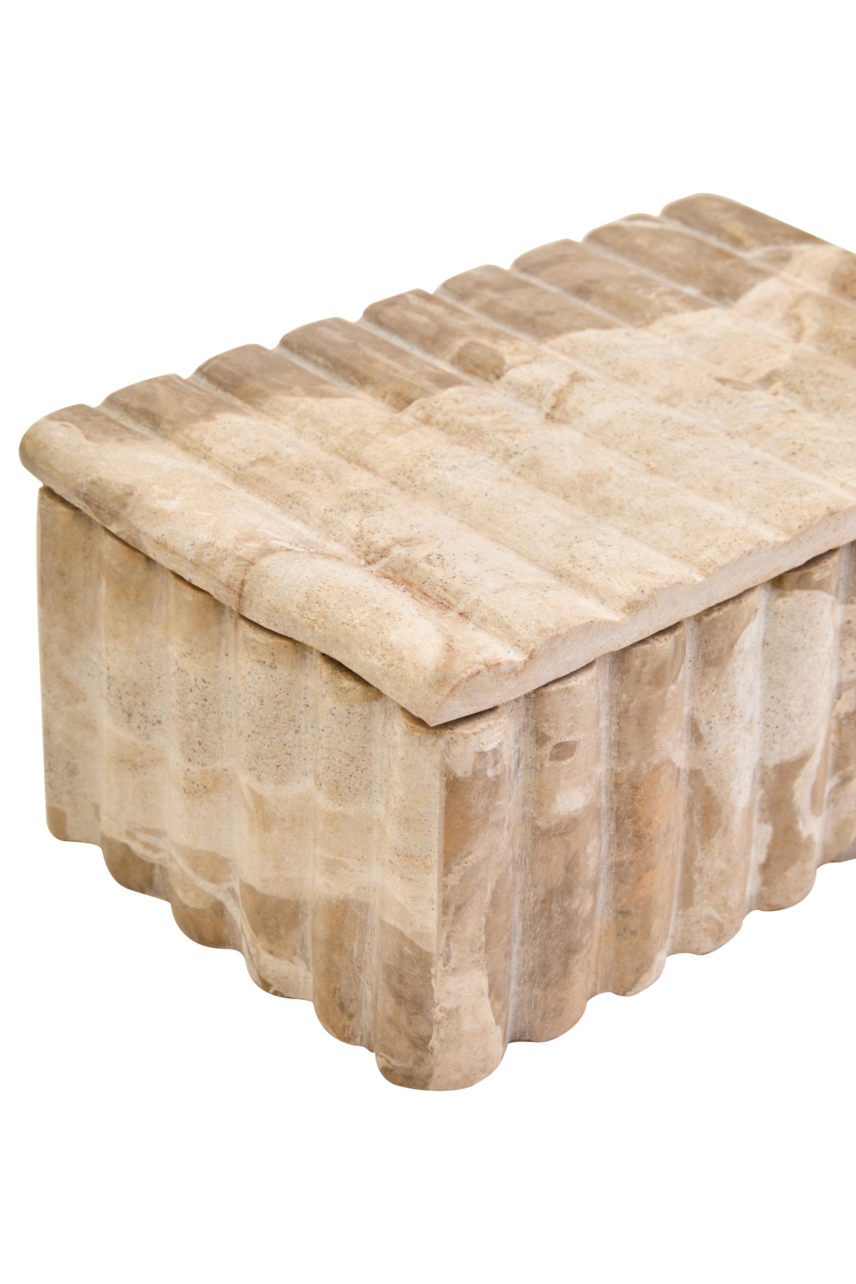 Como Rectangular Chocolate Marble Box