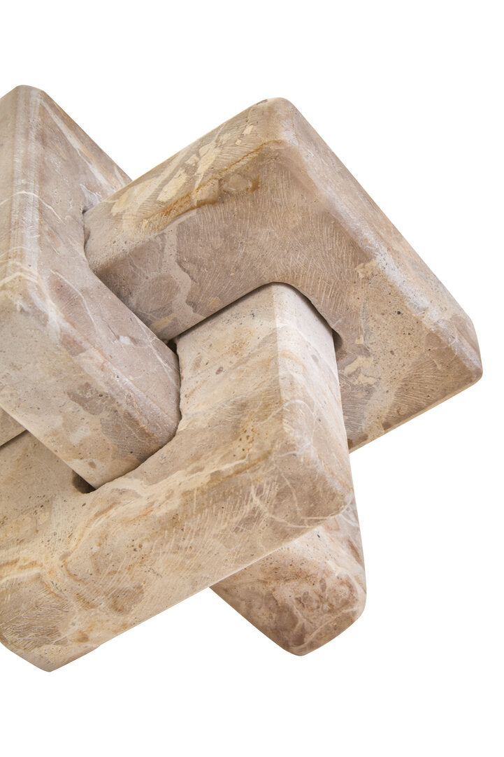 Como Chocolate Marble Knot Sculpture
