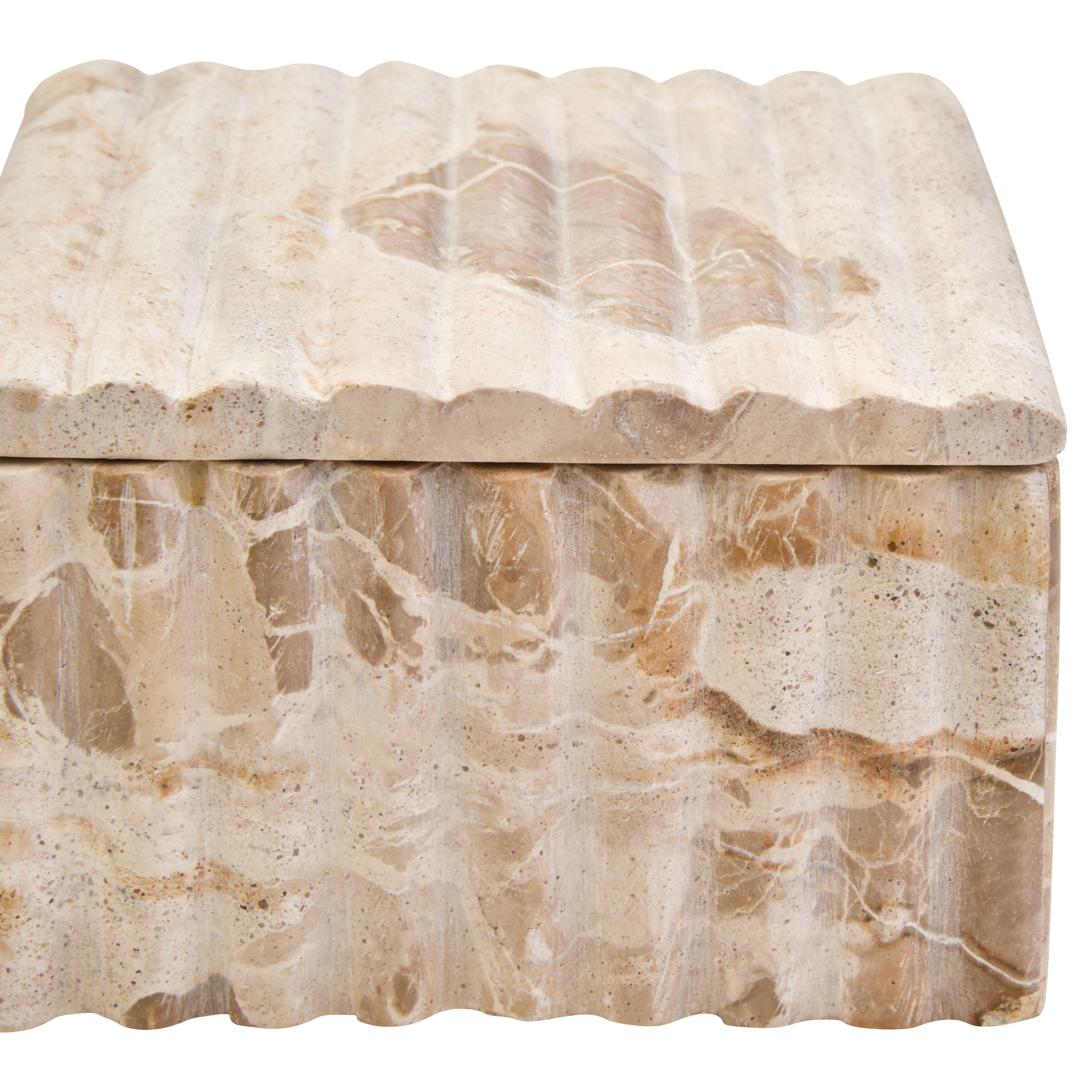 Como Square Chocolate Marble Box