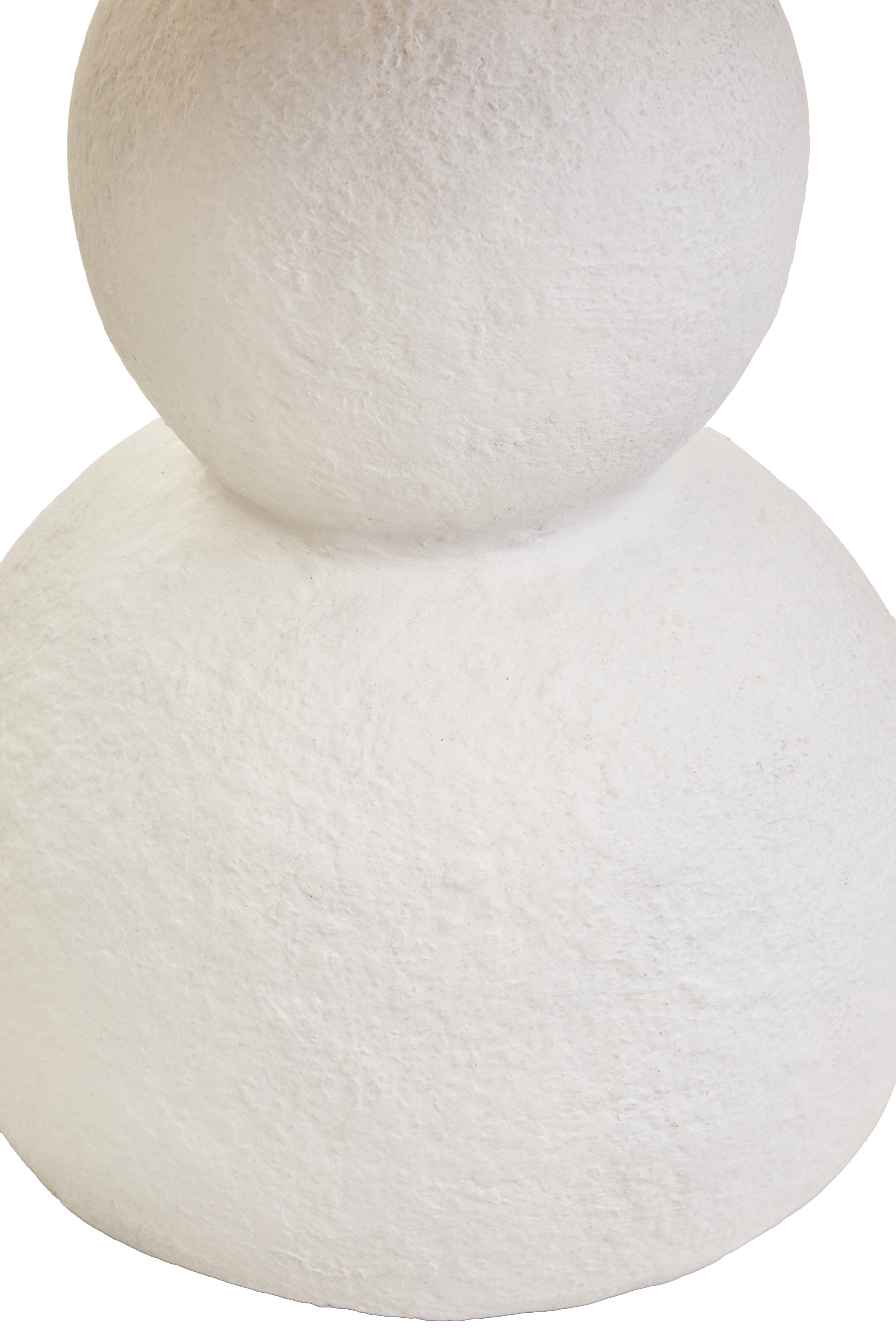 Nissi White Papier Mache Table Lamp
