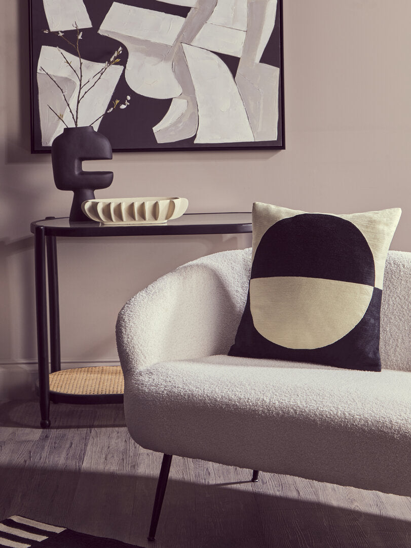 Noah Monochrome Abstract Textured Wall Art
