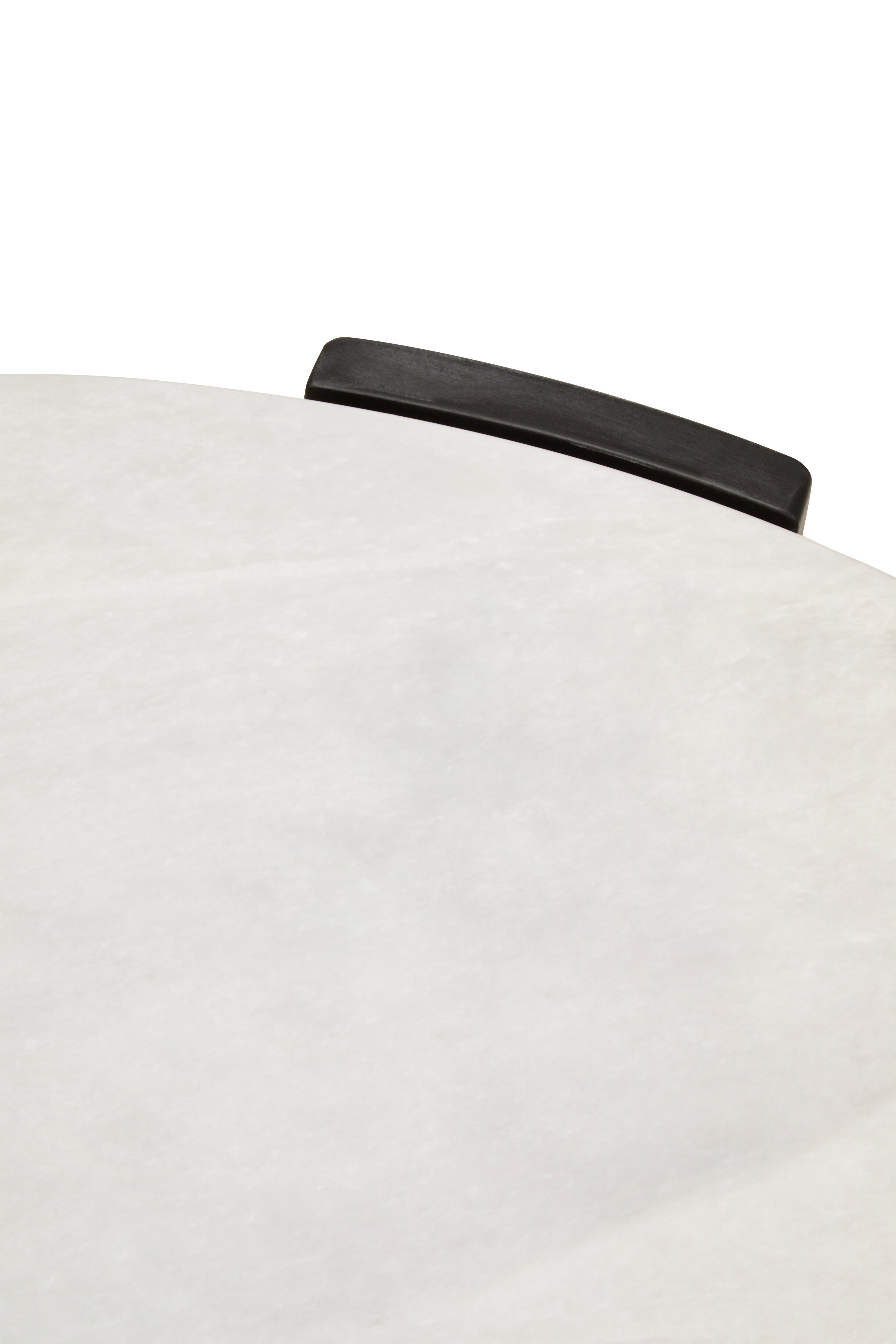 Solanto Round White Marble Top Coffee Table | Large