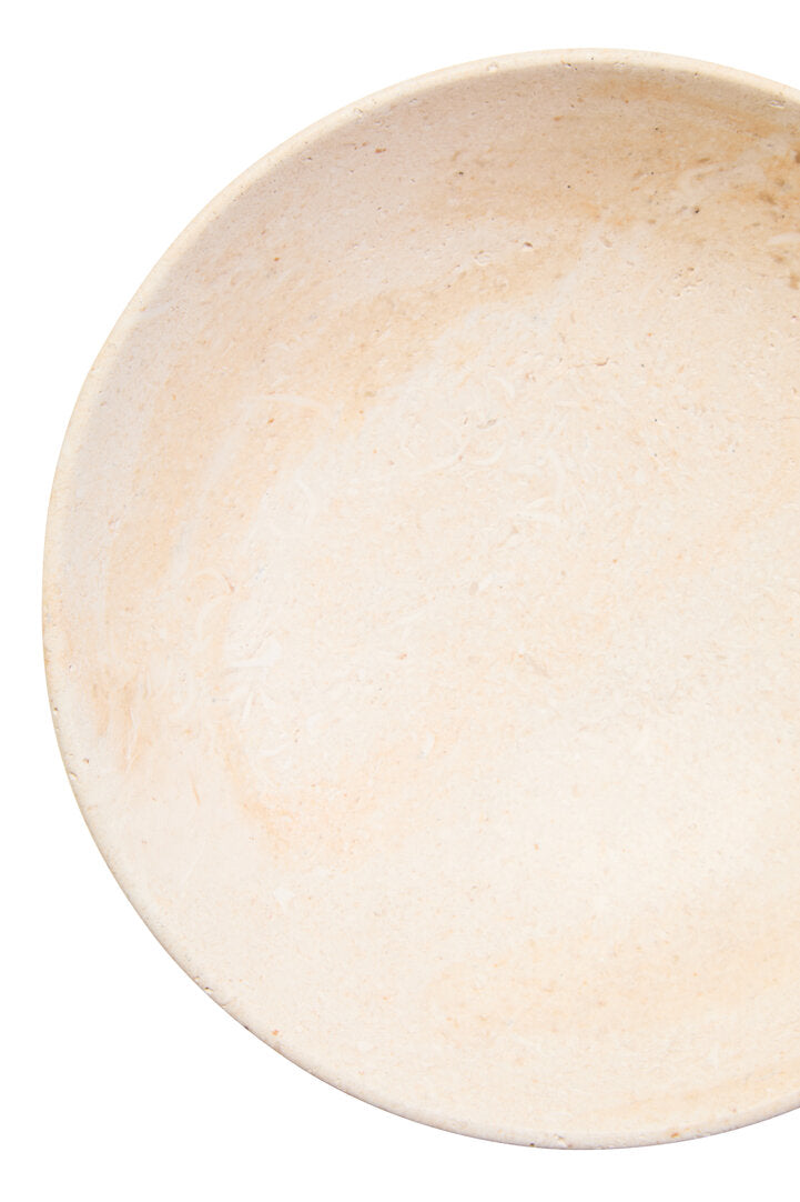 Karter Cream Marble Bowl