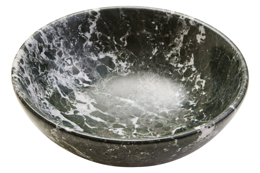 Karter Black & White Marble Bowl