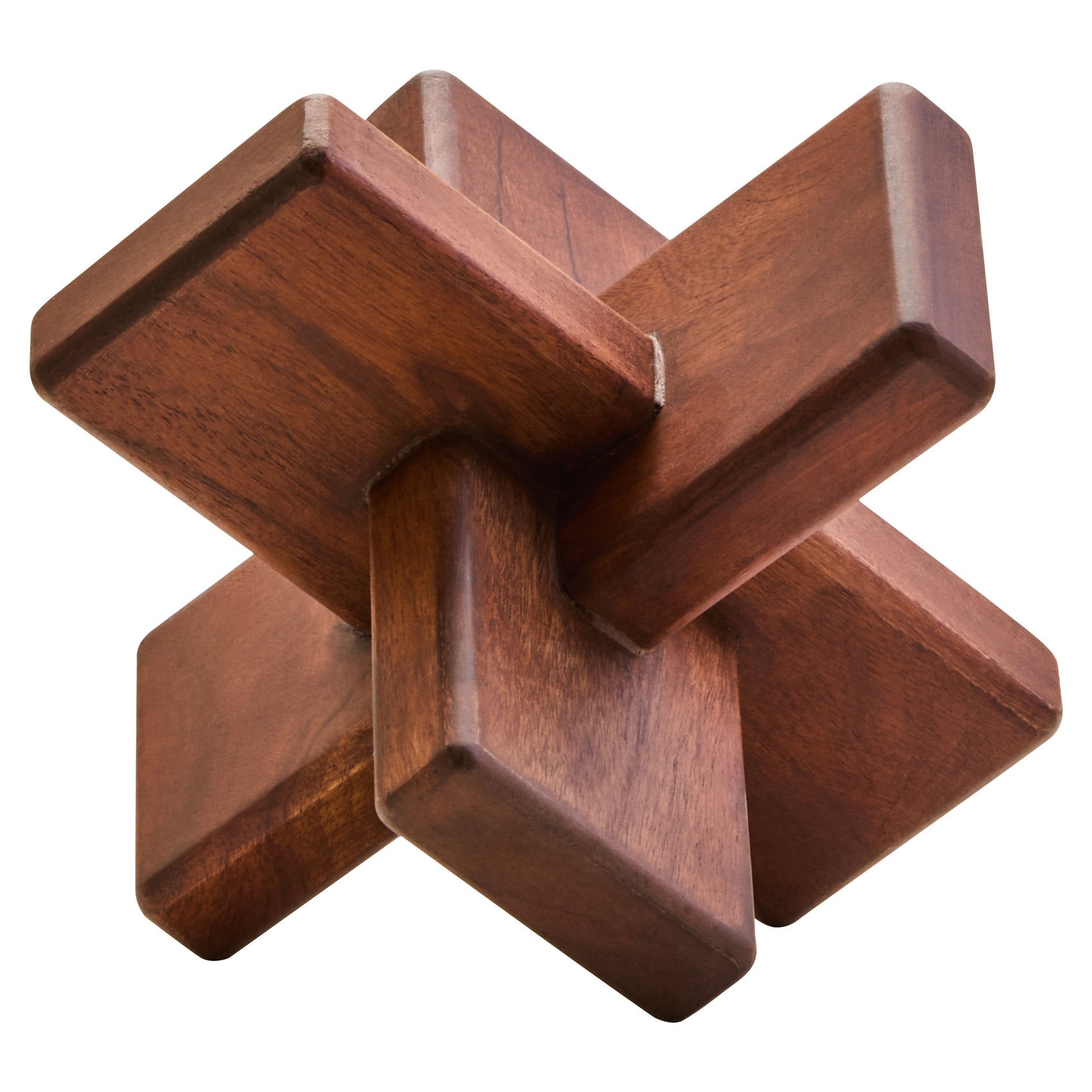 Karna Brown Wood Sculpture