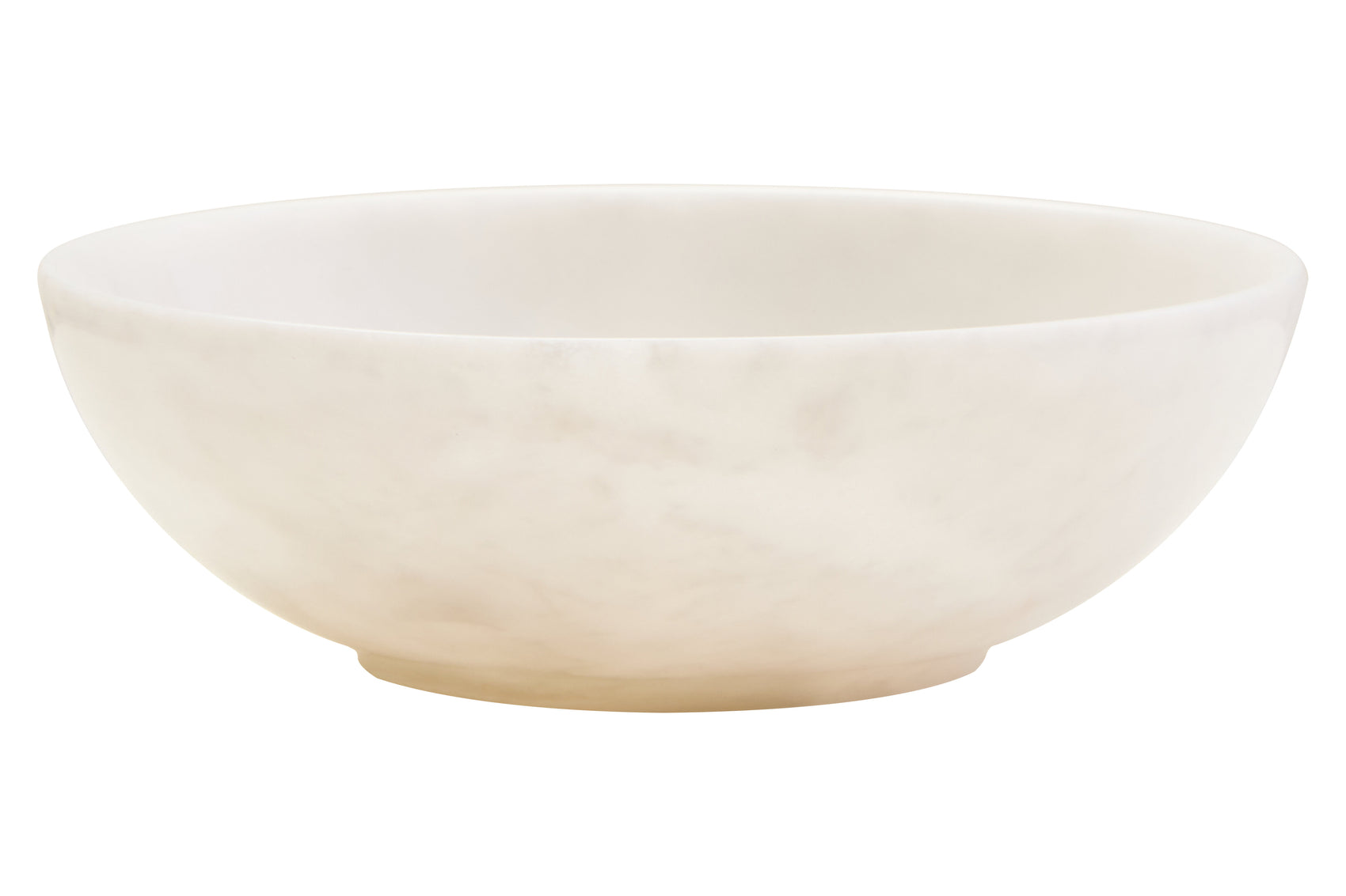 Karter White Marble Bowl