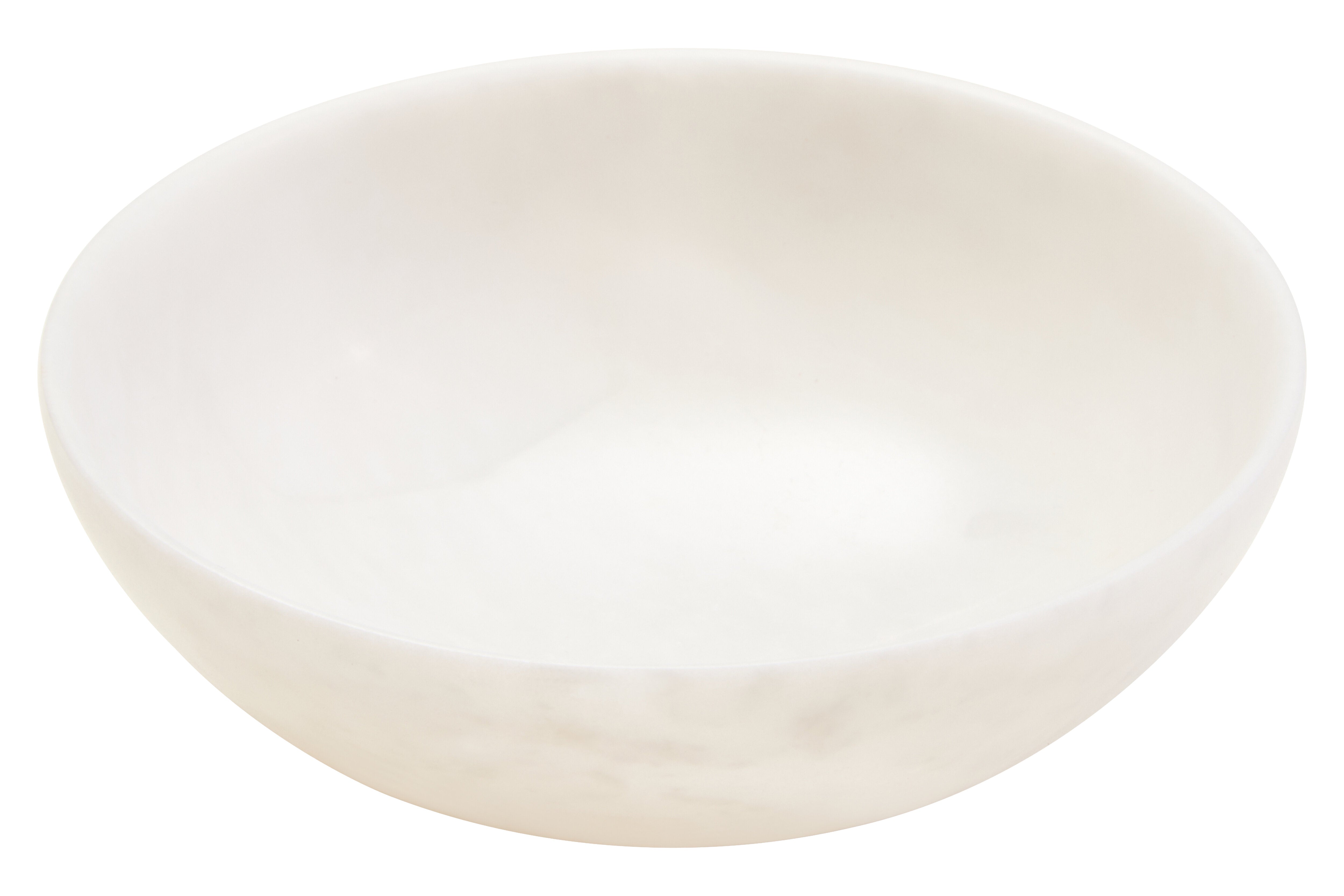 Karter White Marble Bowl